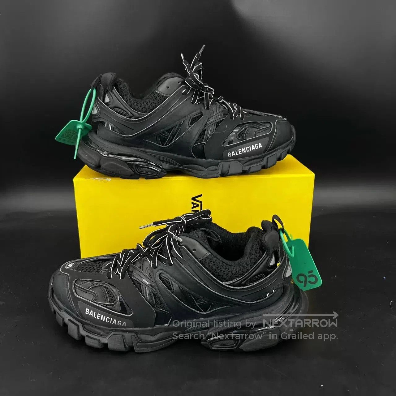 Balenciaga Black Athletic Sneakers Size 7. Size US 7 / EU 40 - 3 Thumbnail