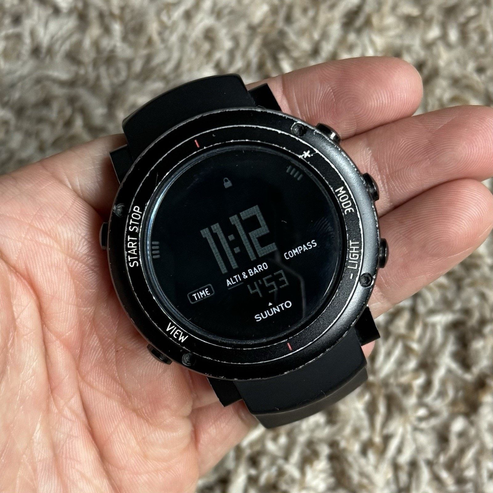 Other Suunto Core All Deep Black Wrist Watch Compass Altimeter 48 Size ONE SIZE - 6 Thumbnail