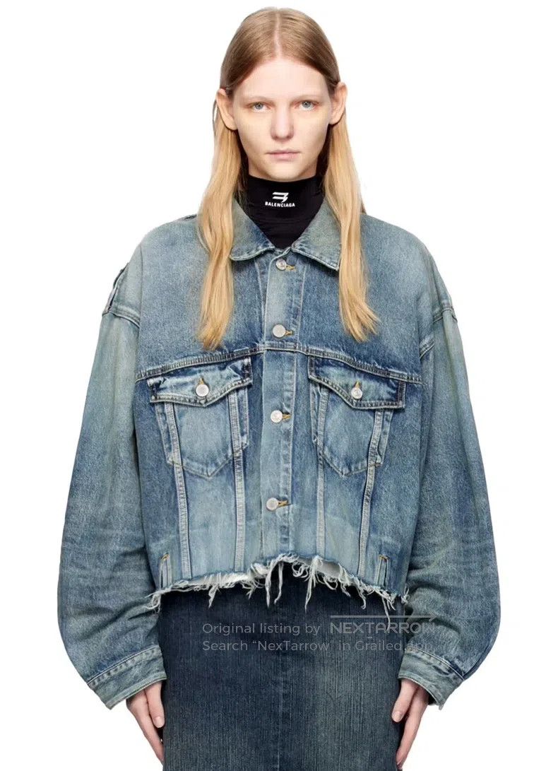 Balenciaga Balenciaga Denim jacket Size US L / EU 52-54 / 3 - 7 Thumbnail