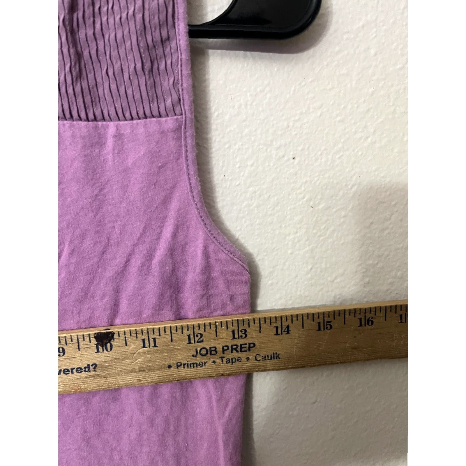Vintage J Crew Tank Shirt Women Purple 2XS XXS Cotton Blend Textured Sleeveless Round Neck Vintage/Basic? Size XXS / US 00 / IT 34 - 5 Thumbnail