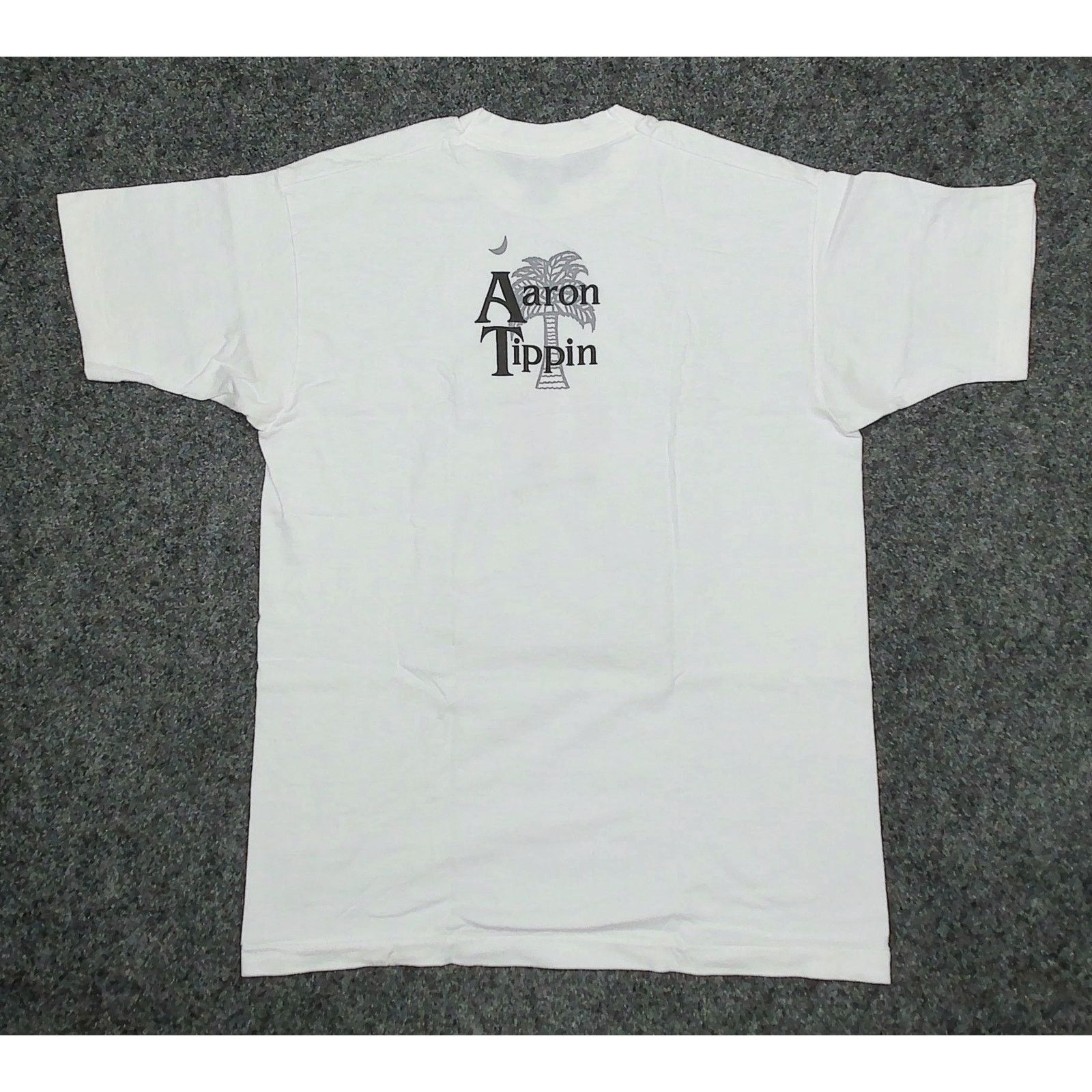 Fruit Of The Loom Vintage FOTL 1996 Aaron Tippin Single Stitch Band Tee Size US L / EU 52-54 / 3 - 4 Thumbnail