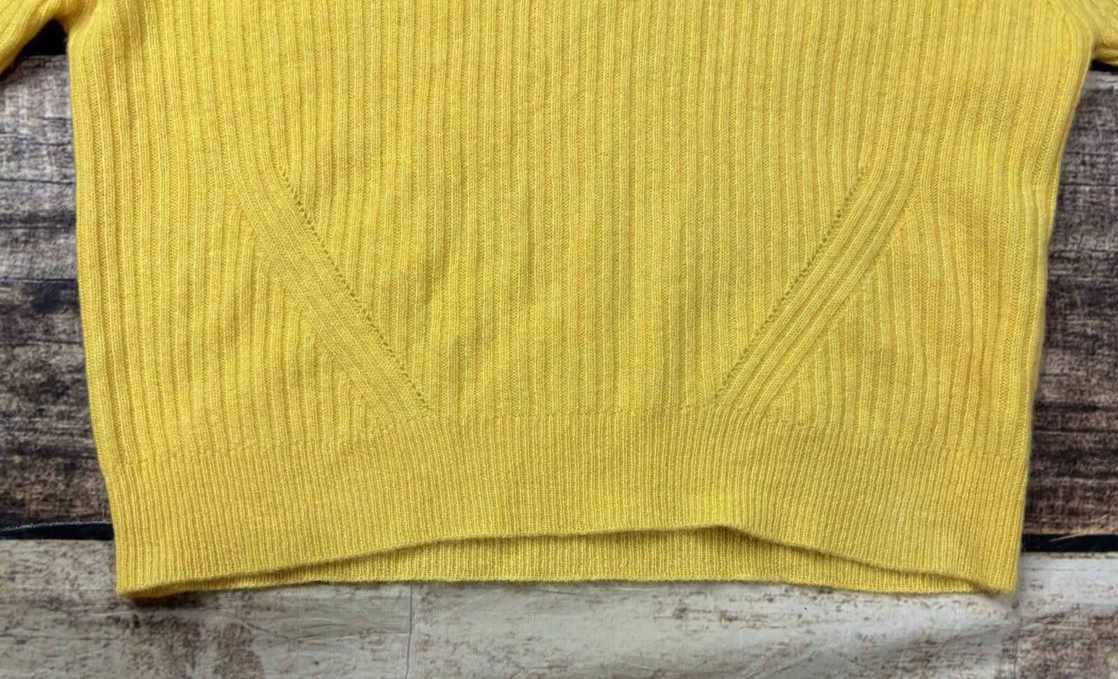 Other 27 Miles Cashmere Sweater Womens Small Pullover Yellow Size S / US 4 / IT 40 - 5 Thumbnail
