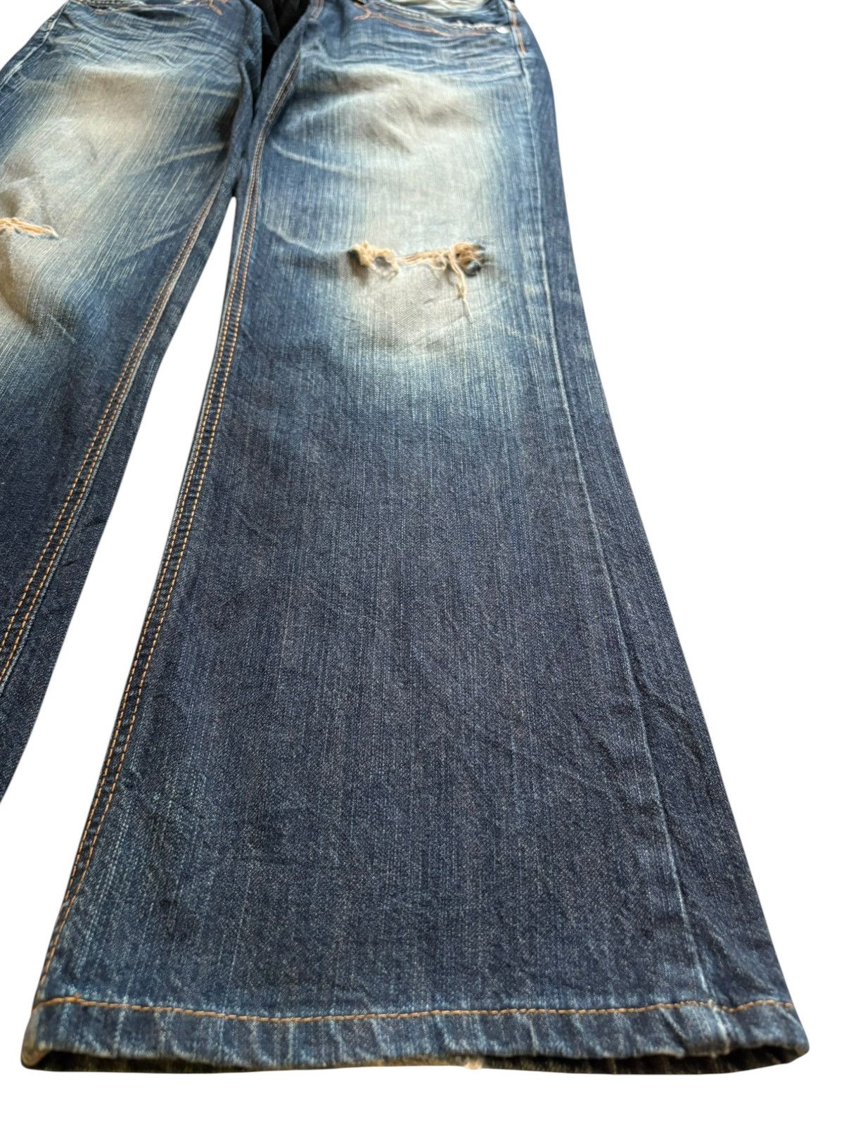 Edwin × Japanese Brand Exclusive Vintage Edwin XV Rusty Wash Bootcut Flare Jeans Size US 31 - 7 Thumbnail