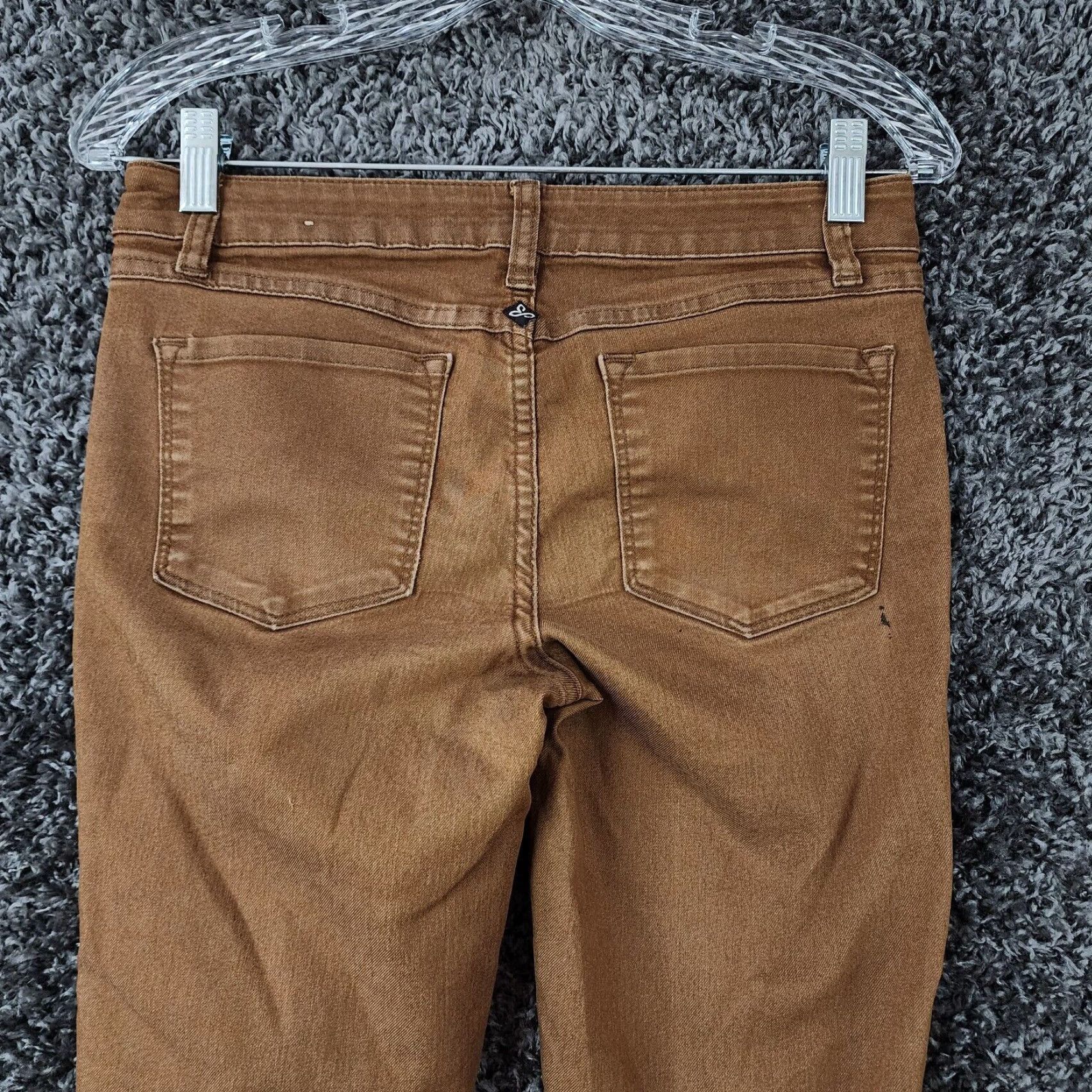 Prana prAna Jeans Women Skinny Brown Size 2 Stretchy 30in Inseam Womens Size 26" / US 2 / IT 38 - 7 Thumbnail