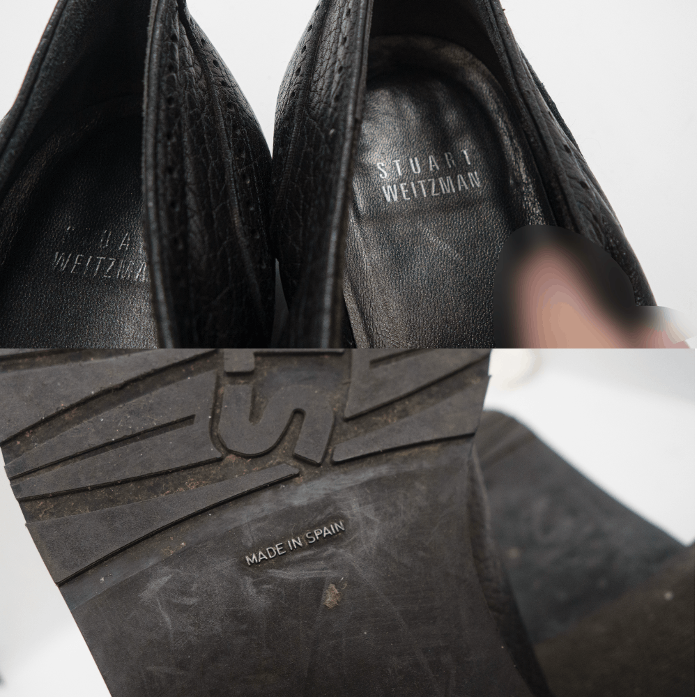 Stuart Weitzman Perforated Leather Derby Size US 7.5 / EU 40-41 - 6 Thumbnail