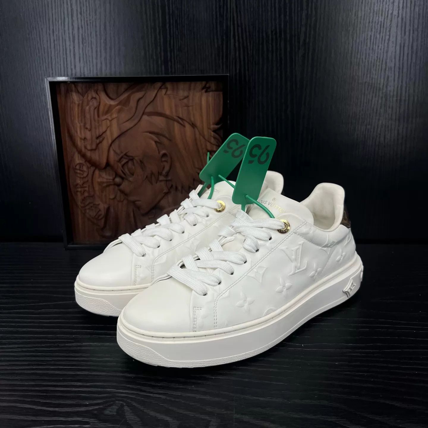 Louis Vuitton LV Time Out Embossed White 37 New Size US 6.5 / IT 36.5 - 1 Thumbnail