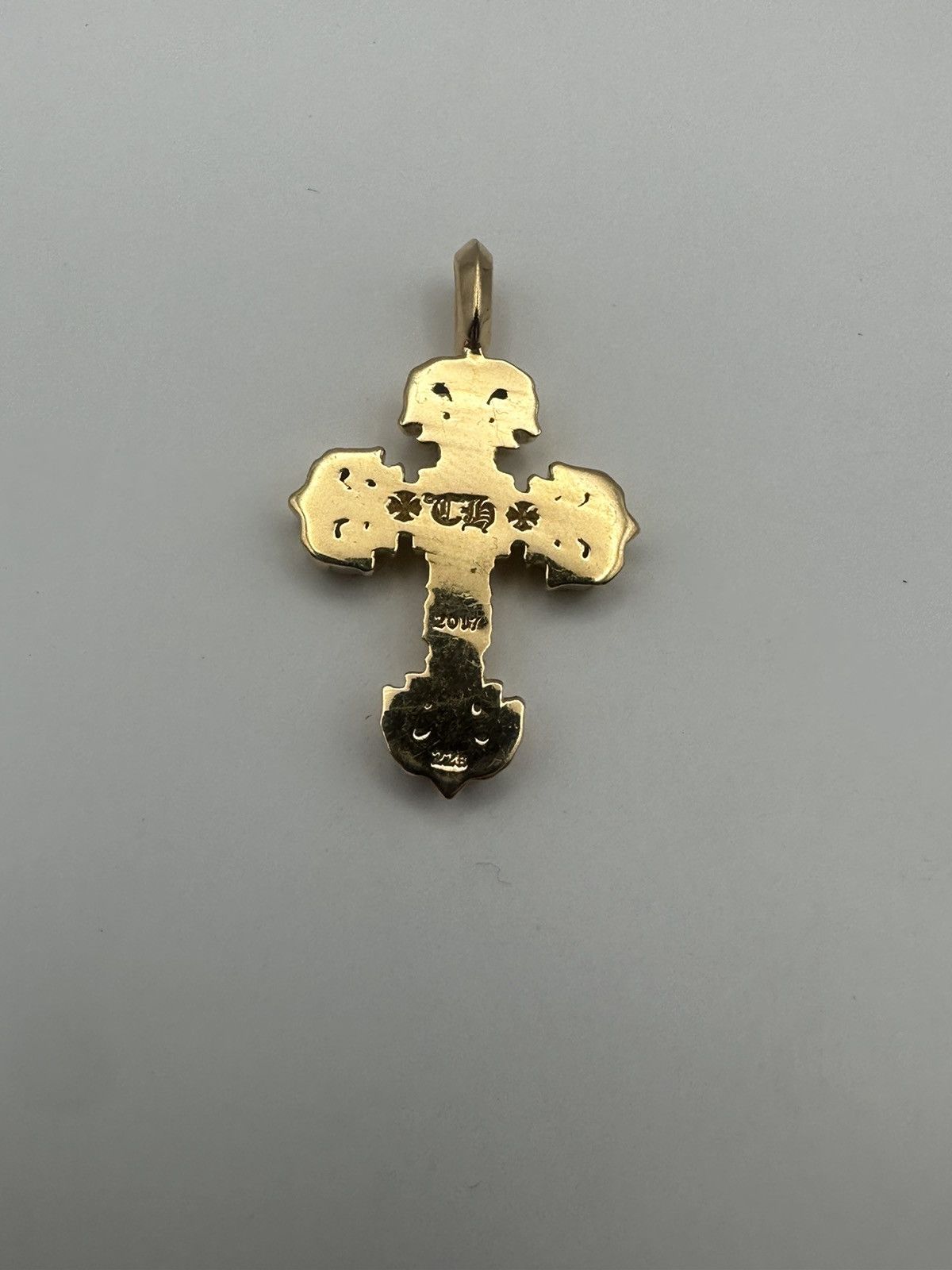 Chrome Hearts Chrome hearts 22k gold filigree charm pave emerald Size ONE SIZE - 7 Thumbnail