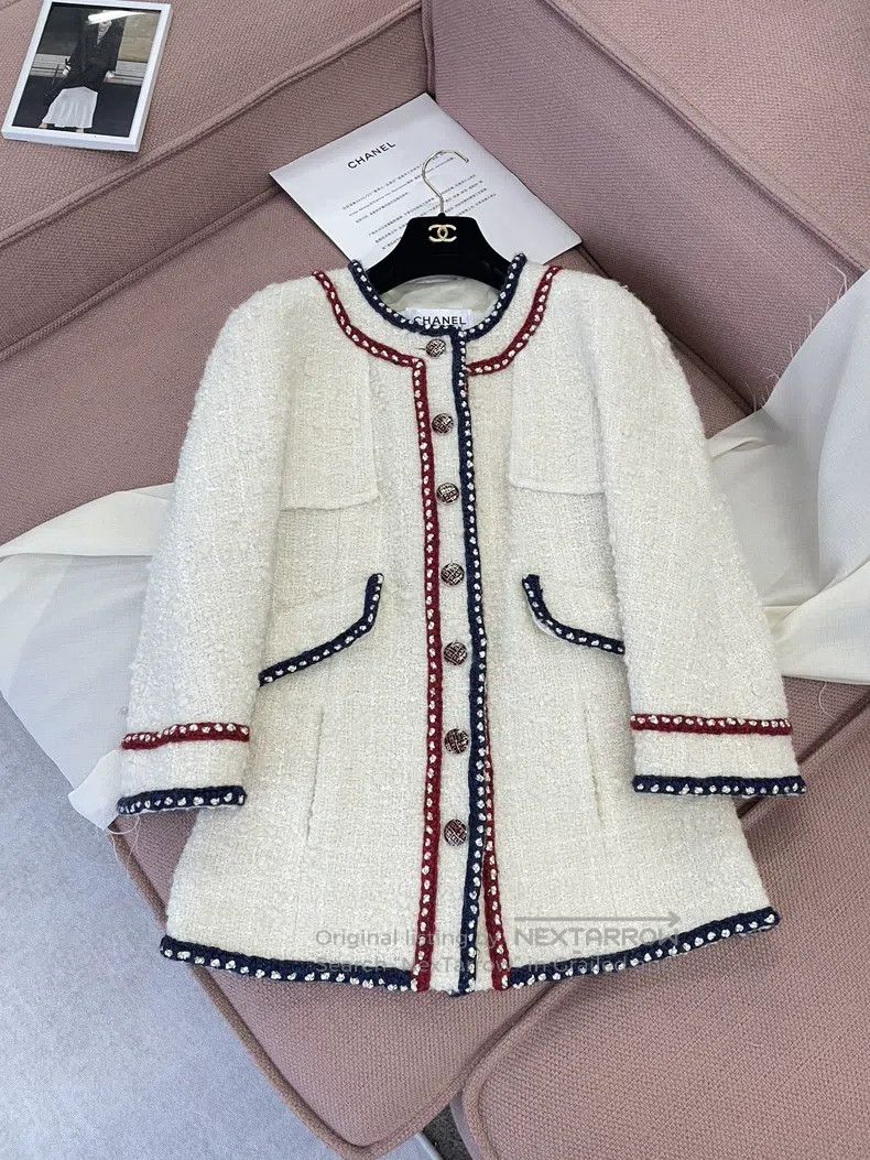 Chanel Chanel Preview series red and blue rolled-edged jacket Size XS / US 0-2 / IT 36-38 - 1 Thumbnail
