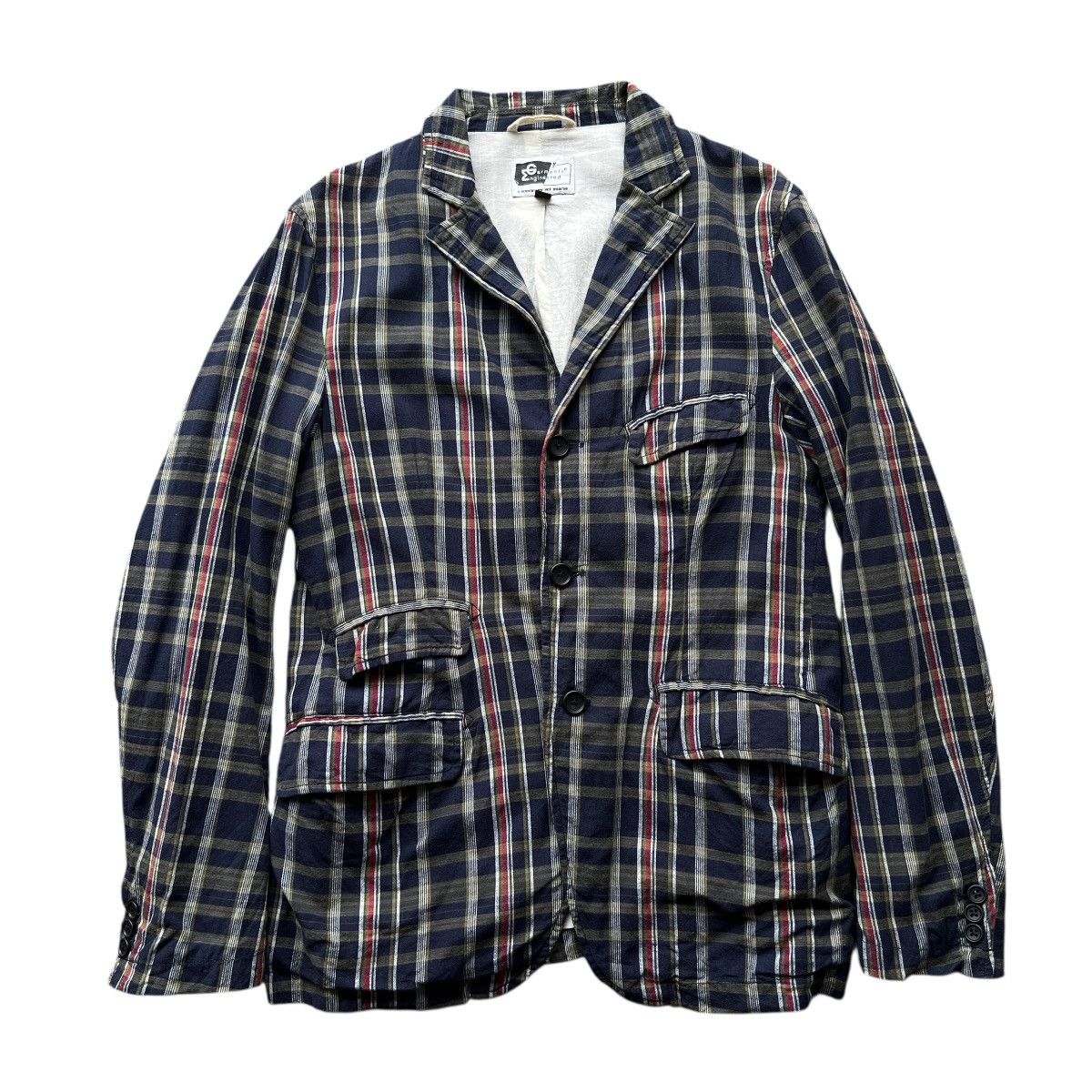 Engineered Garments 🔥 Engineered Garments Plaid Check Jacket Size US S / EU 44-46 / 1 - 2 Thumbnail