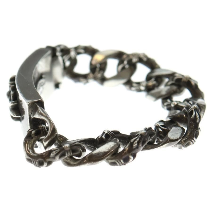Chrome Hearts 11LINK Chrome Hearts Floral Fancy Link ID Bracelet Silver Size ONE SIZE - 4 Thumbnail