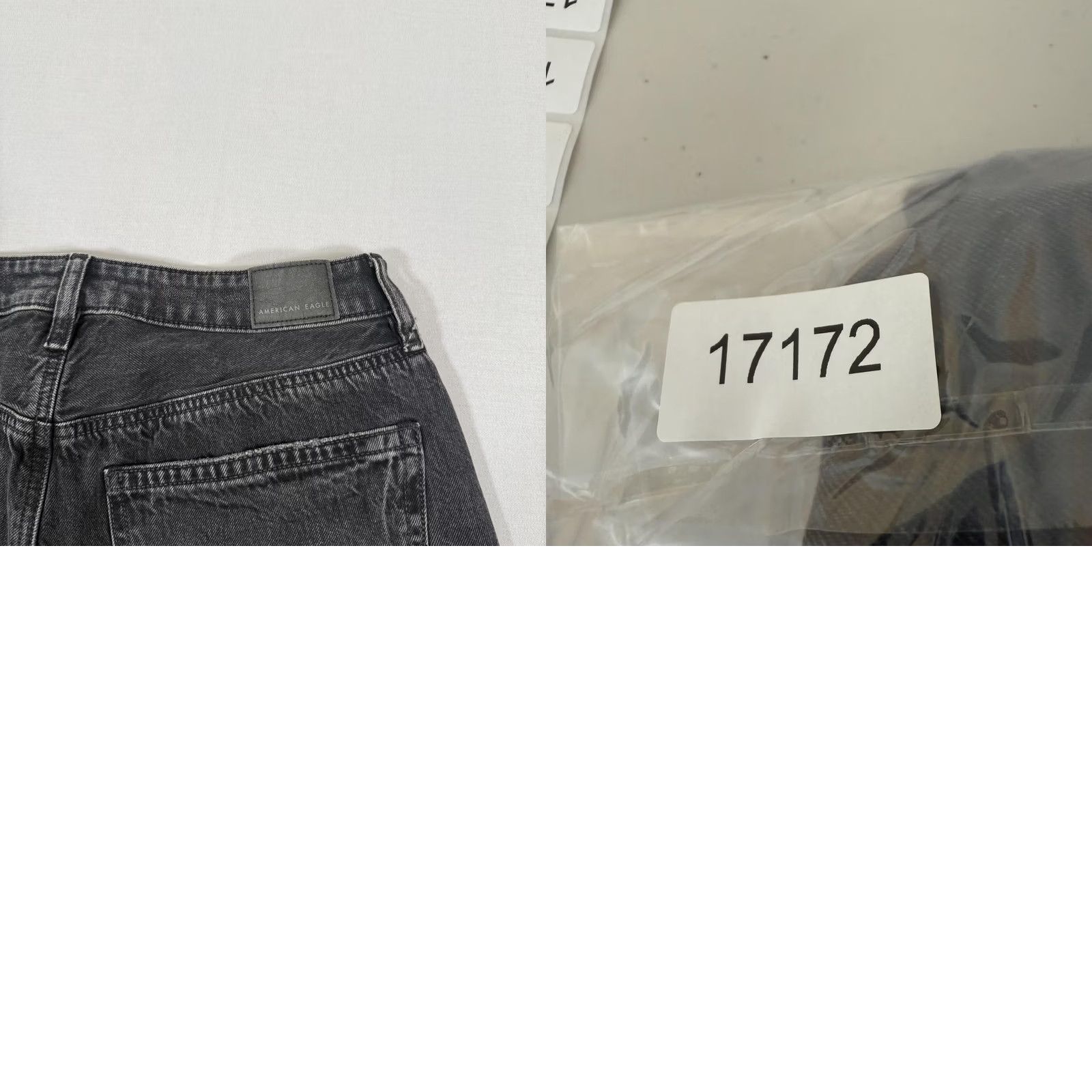 American Eagle Outfitters American Eagle Jeans Womens 6 Black Wide Leg Baggy Denim Pants Stretch Size 28" / US 6 / IT 42 - 10 Thumbnail