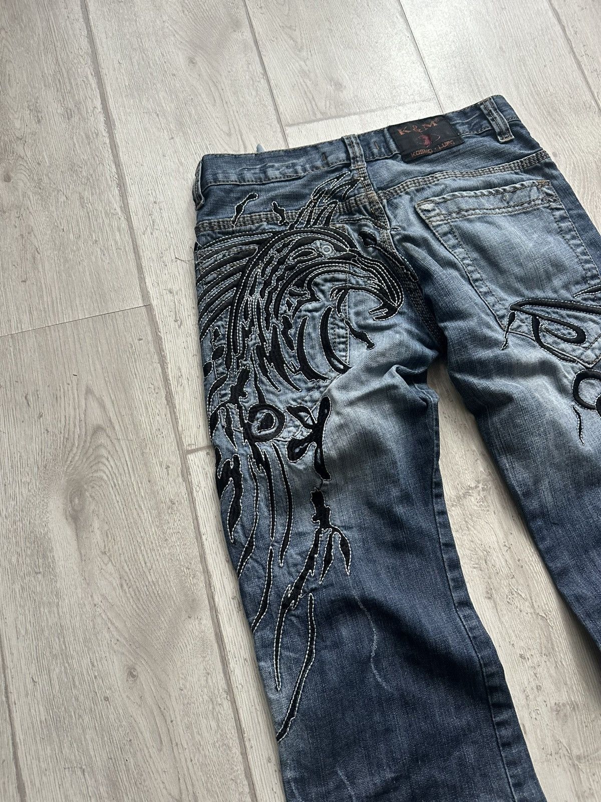 Japanese Brand Vintage Streetwear Denim Jeans Y2K Avant Garde Size US 30 / EU 46 - 9 Thumbnail