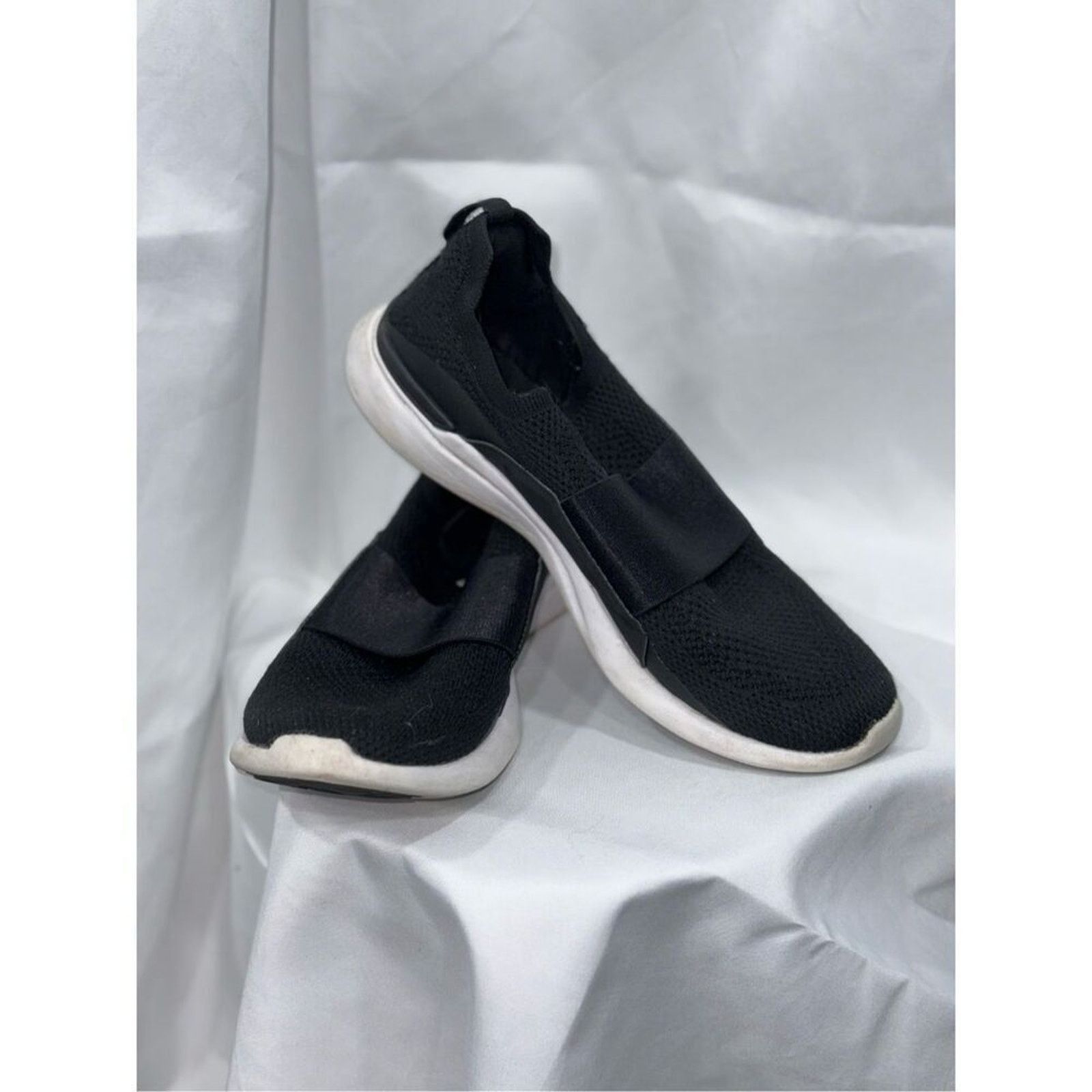 Athletic Propulsion Labs APL Black and White Slip-On Sneakers | Sz 8.5 Size US 8.5 / IT 38.5 - 2 Thumbnail
