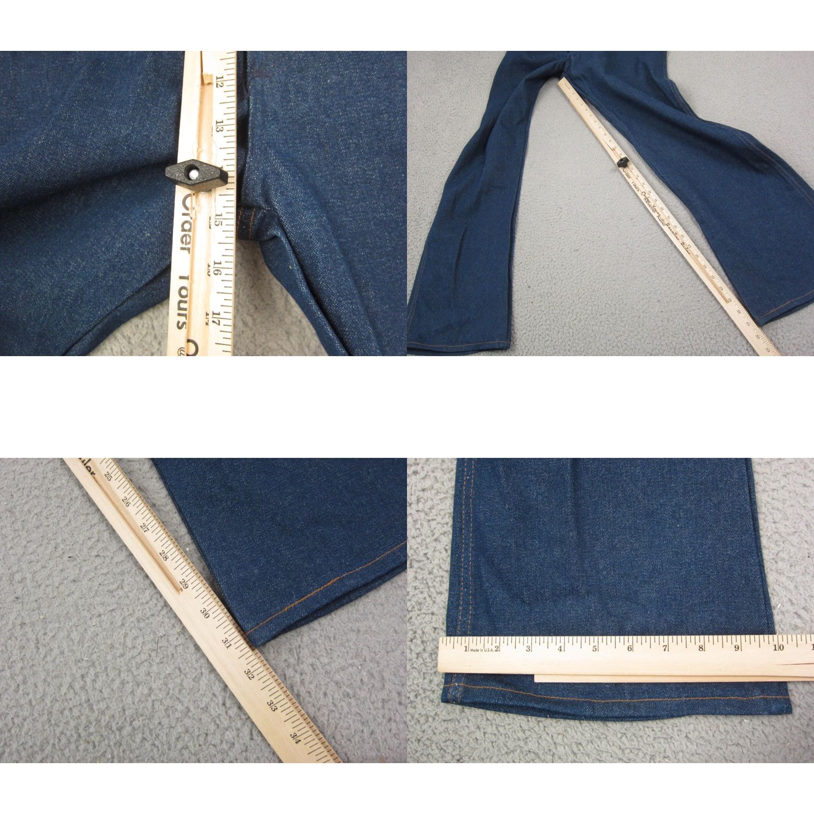 Wrangler Vintage Wrangler Jeans Mens 44 32 Blue Cowboy Bootcut Made in USA Wrangler Cowboy Cut 945DEN 70s Size US 44 / EU 60 - 9 Thumbnail