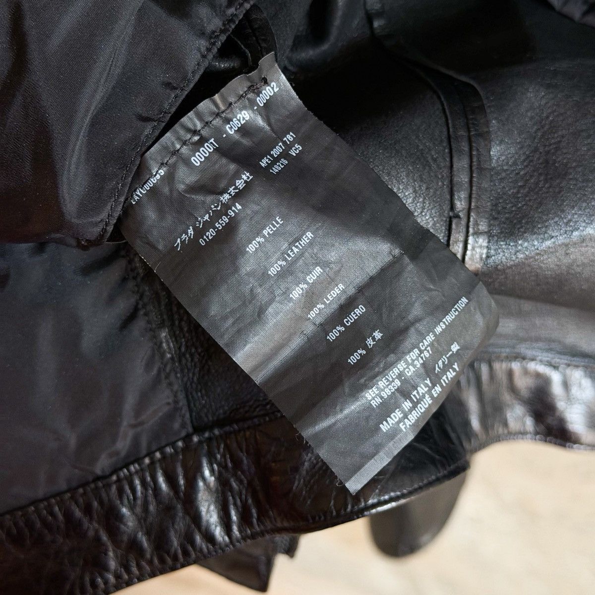 Prada Prada AW2007 Café Racer Pelle Leather Biker Jacket Size M / US 6-8 / IT 42-44 - 8 Thumbnail
