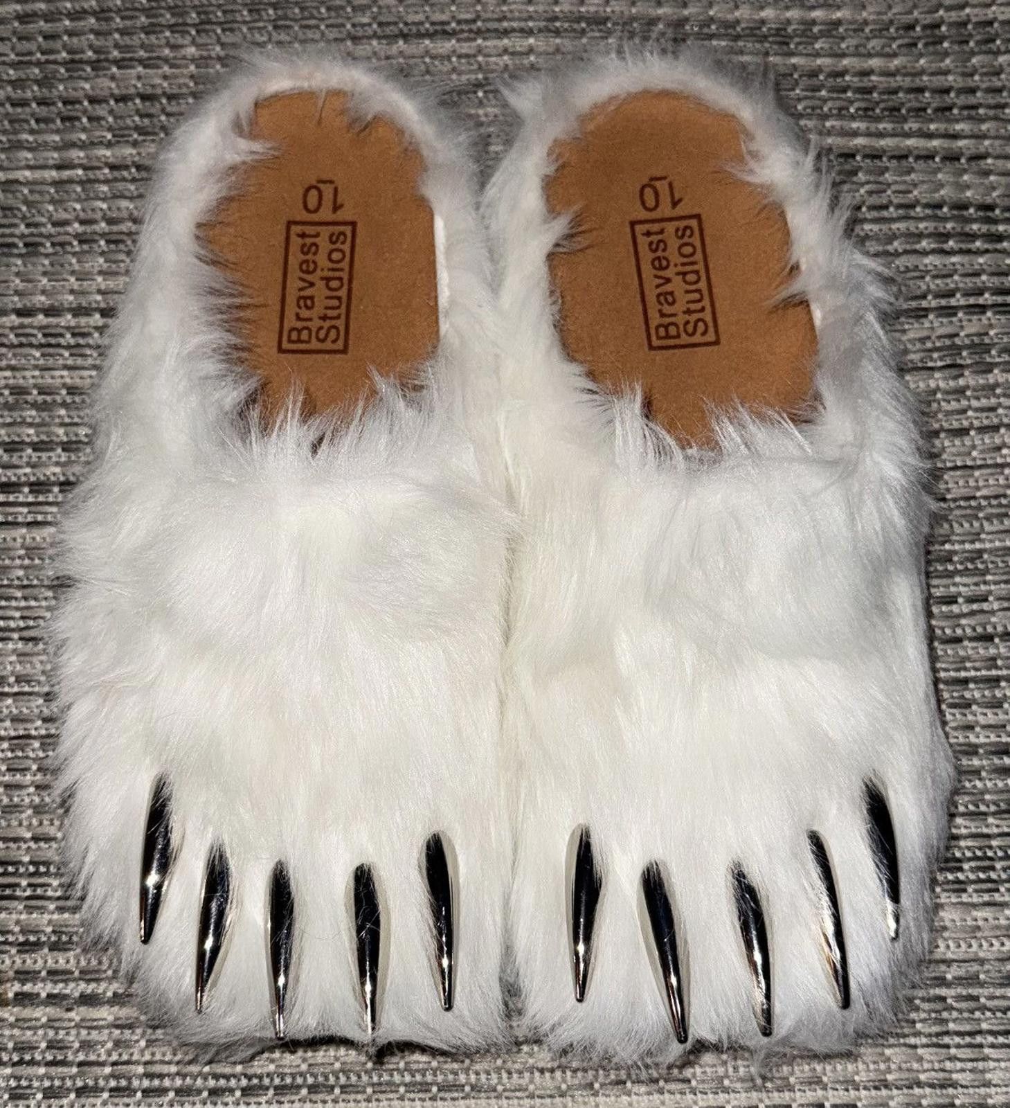 Bravest Studios Bravest Studio Bear Claw Mule (White) Size US 12 / EU 45 - 1 Thumbnail