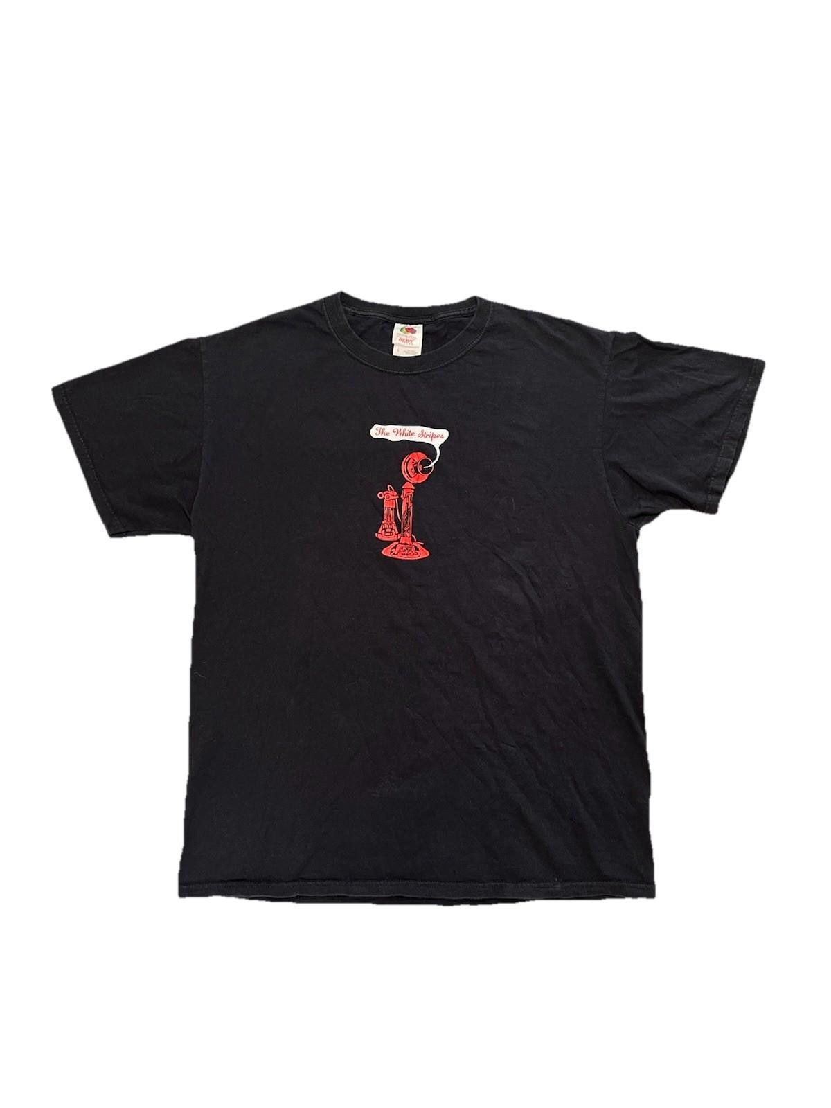 Band Tees VTG 2000 The White Stripes De Stijl Shirt L 20.5”x 27.5” Size US L / EU 52-54 / 3 - 1 Thumbnail