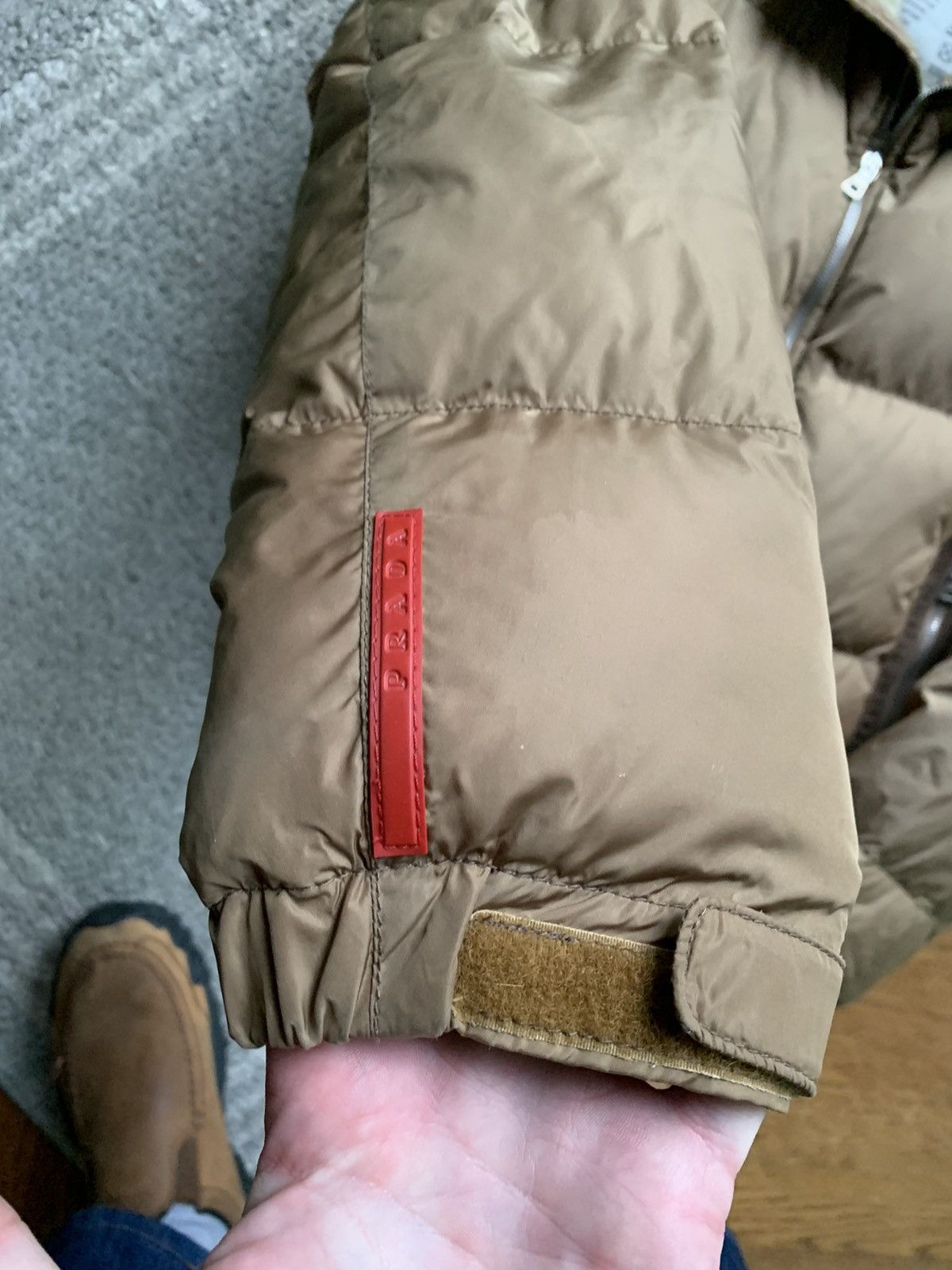 Prada Prada Jacket SGV760 Down Bomber Winter Coat Shearling Linea Size US M / EU 48-50 / 2 - 19 Thumbnail