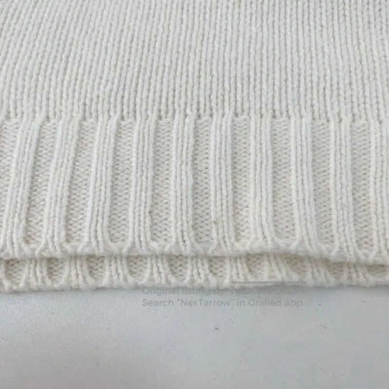 Dior Dior White Cashmere Logo Short Sleeve Sweater . Size S / US 4 / IT 40 - 9 Thumbnail