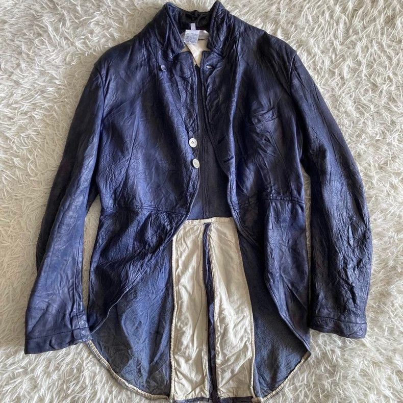 Comme des Garcons Comme des Garcons Folding lamb skin dovetail suit jacket Size M / US 6-8 / IT 42-44 - 5 Thumbnail