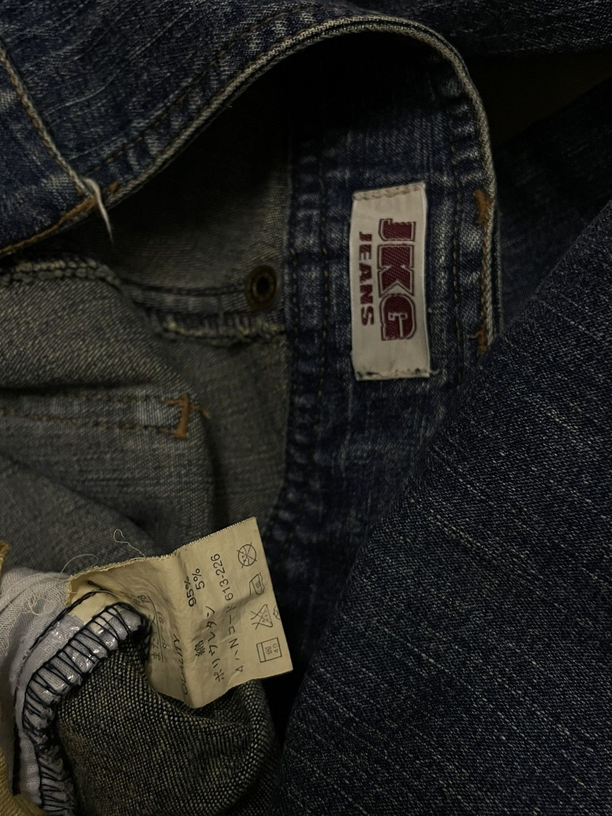 Tornado Mart VINTAGE JKG 1990S JAPAN DESIGNER OG RETRO COWBOY FLARE DENIM Size US 30 / EU 46 - 12 Thumbnail