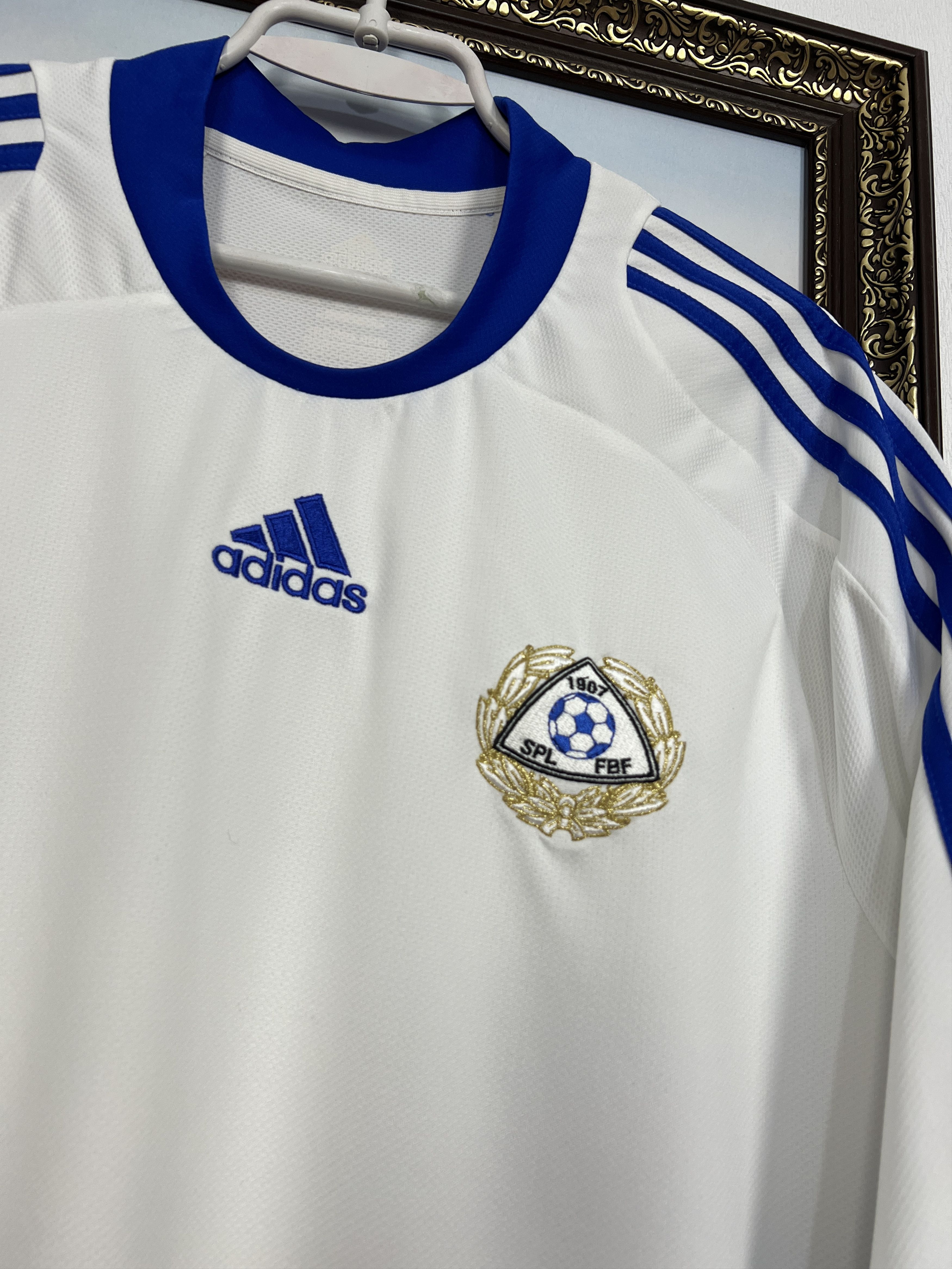 Adidas Finland Home football shirt 2008 Soccer Adidas Jersey Trikot Size US XL / EU 56 / 4 - 3 Thumbnail