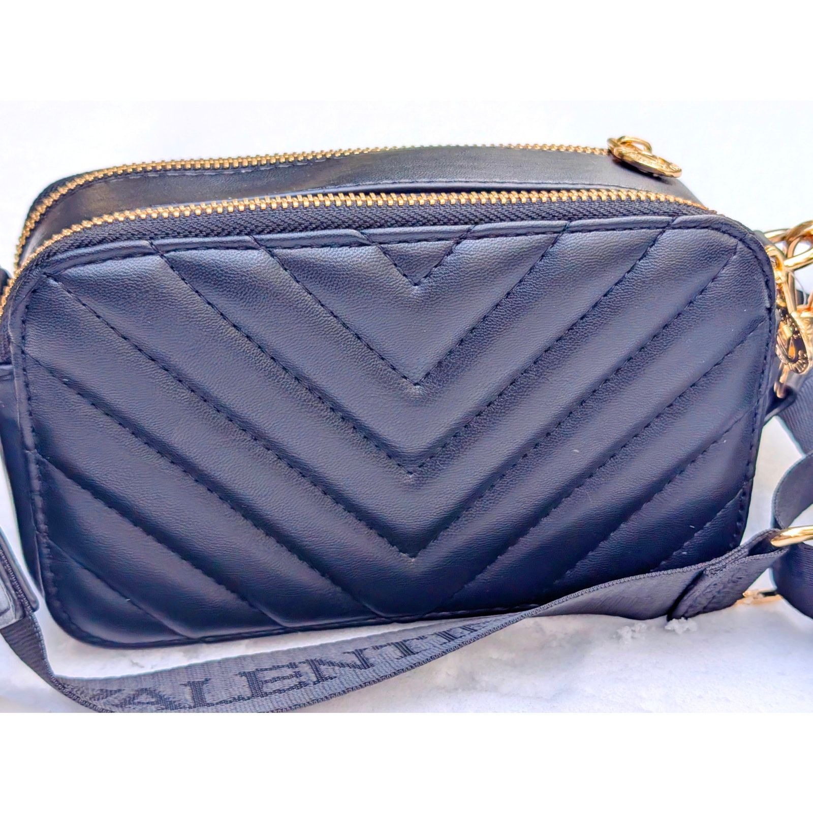 Valentino NWT Valentino Orlandi Black Quilted Leather Camera Bag Size ONE SIZE - 6 Thumbnail