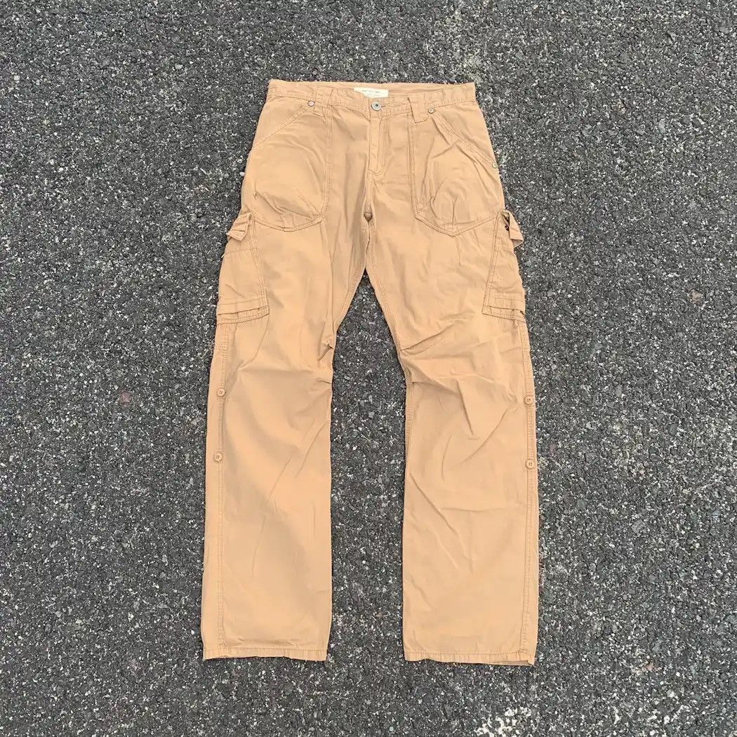 image of Archival Clothing x Urban Steals Urban Craft 32X32 Utility Big Pocket Roll Ups Pants in Beige, Men'