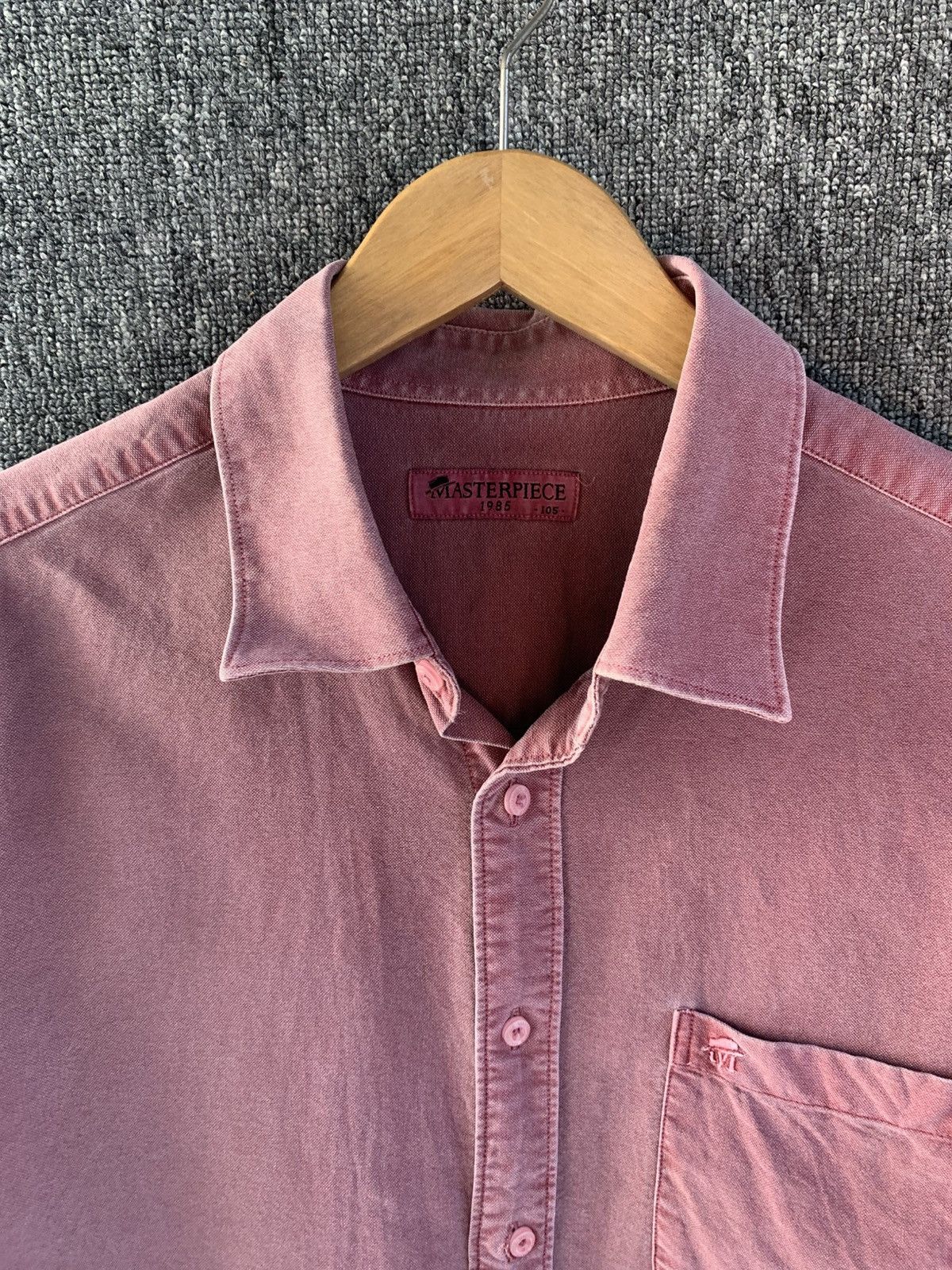 MasterPiece Master-Piece Soft Pink Vintage Japanese Buttons Shirt Size US L / EU 52-54 / 3 - 2 Thumbnail