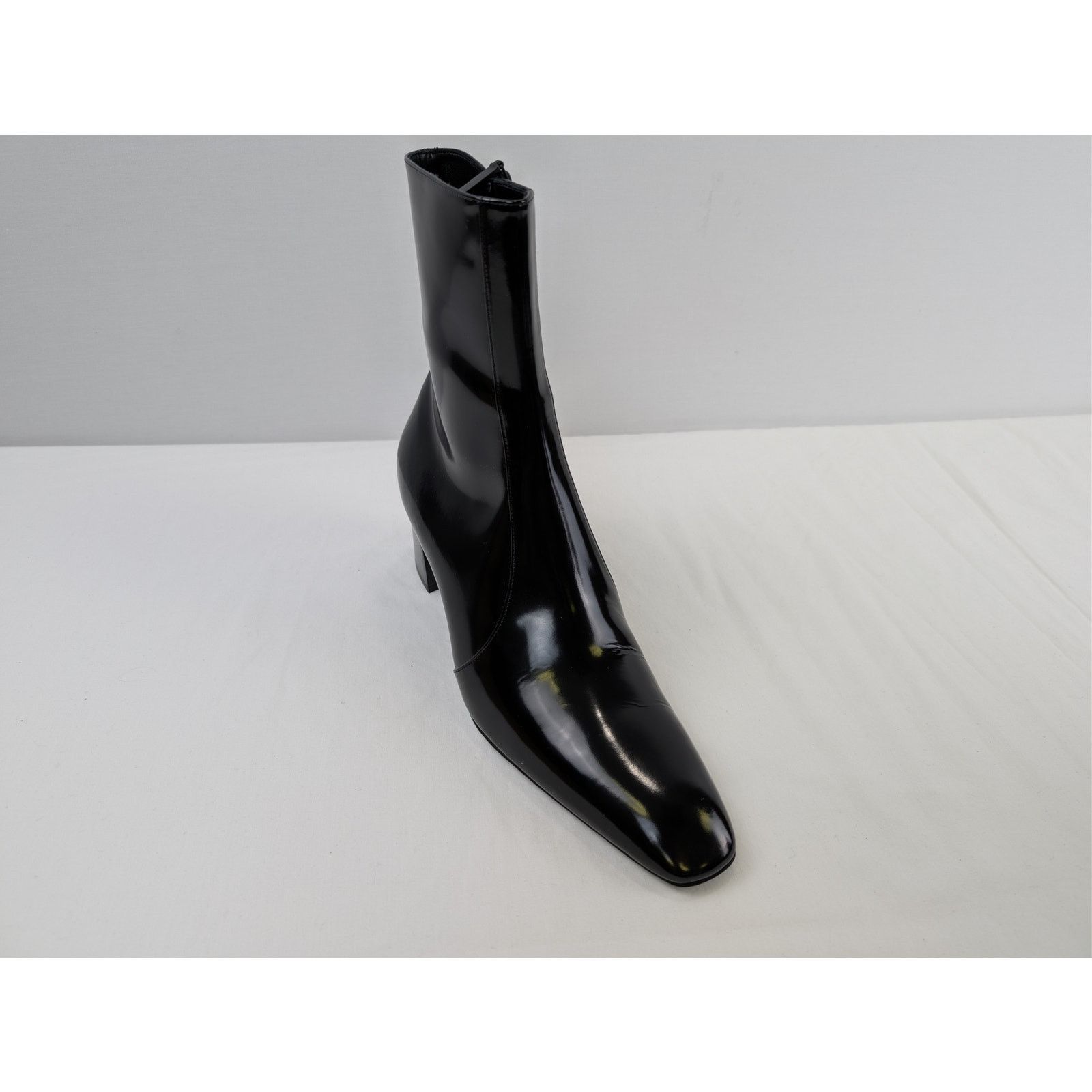 Saint Laurent Paris o1rshd1 XIV 70 Zipped Boots in Black Size US 8 / EU 41 - 3 Thumbnail