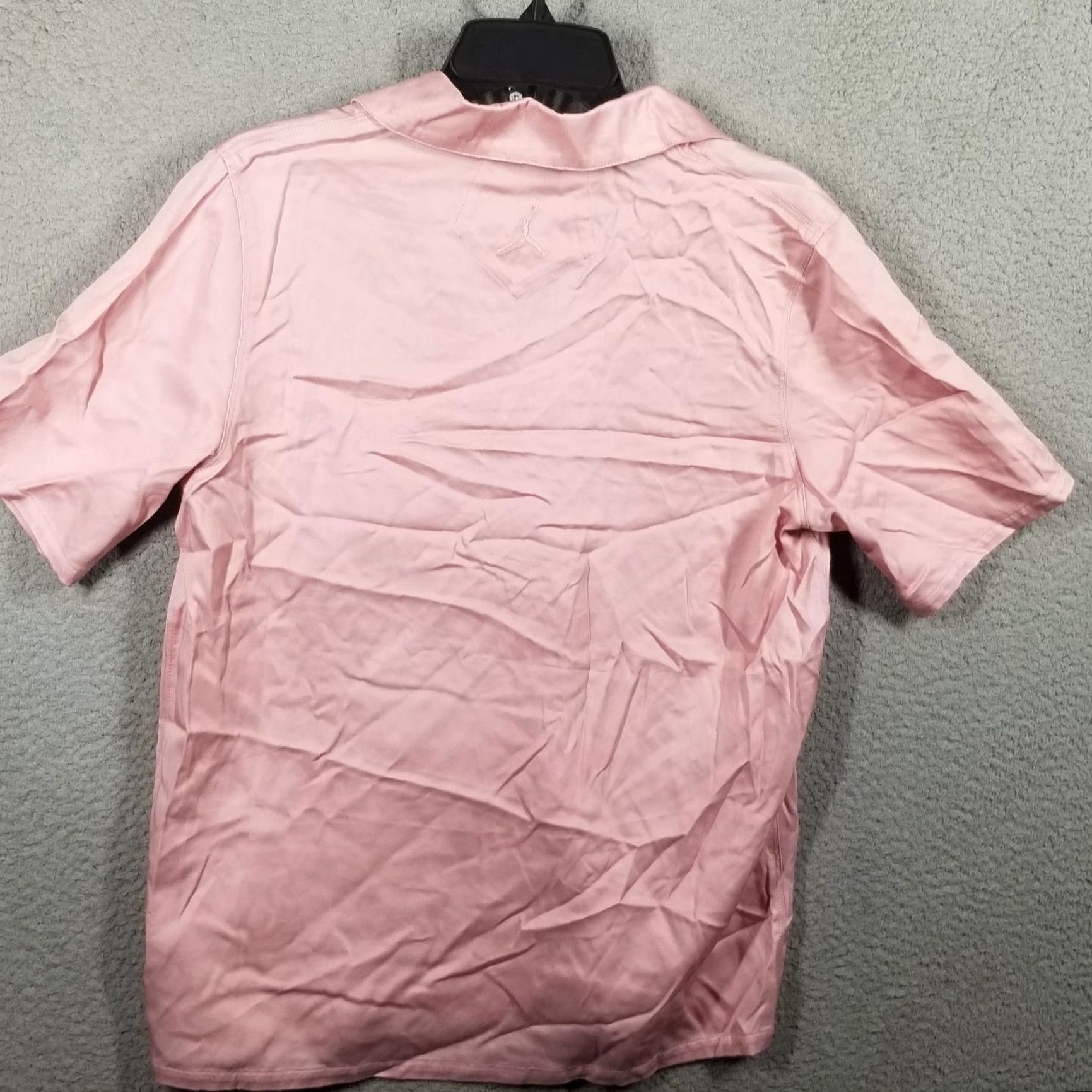 Nike Jordan Shirt Womens XS Pink Camp Collar Button Front Flight Classics FN5763-607 Size XS / US 0-2 / IT 36-38 - 2 Thumbnail