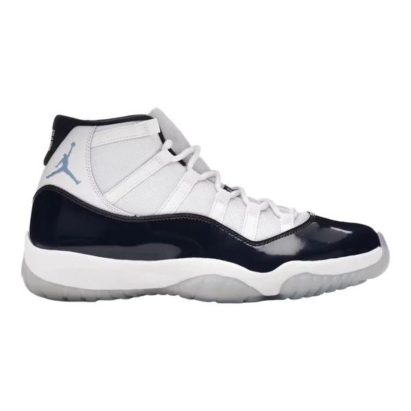 image of Jordan Brand 11 Win Like 82 Shoes in White/University Blue/Midnight Navy, Men's (Size 13)