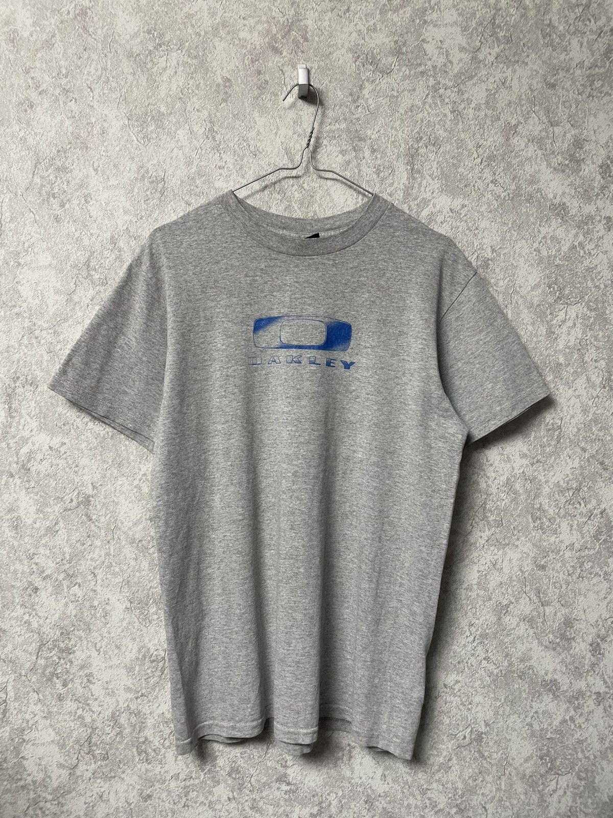 Oakley Vintage Oakley Big Logo Grey T-Shirt Size US M / EU 48-50 / 2 - 1 Thumbnail