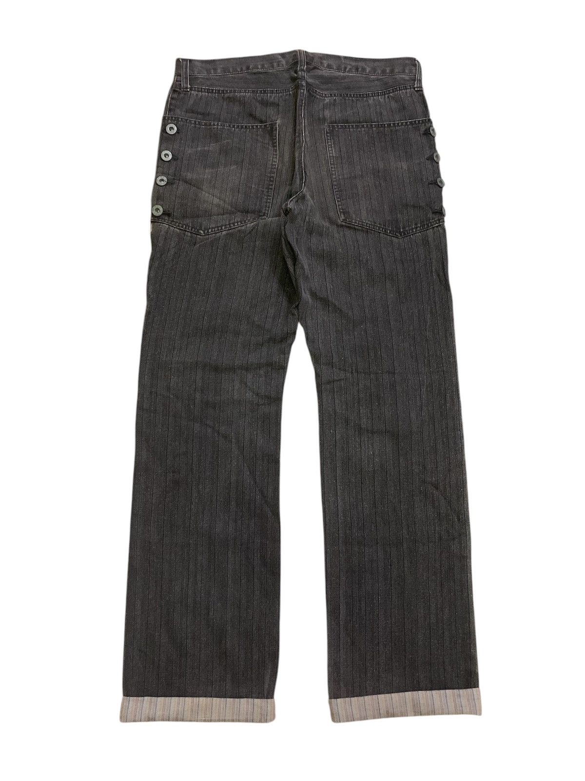 PPFM Vintage Ppfm Stripe Denim Pant Size US 32 / EU 48 - 1 Thumbnail
