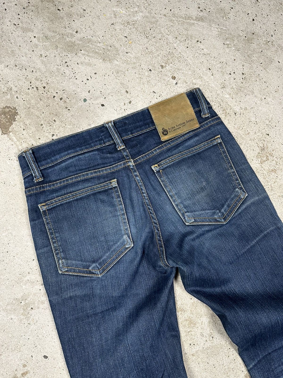 Acne Studios Vintage 2000s Acne Action Jeans Archive Denim Pants Size US 27 - 14 Thumbnail
