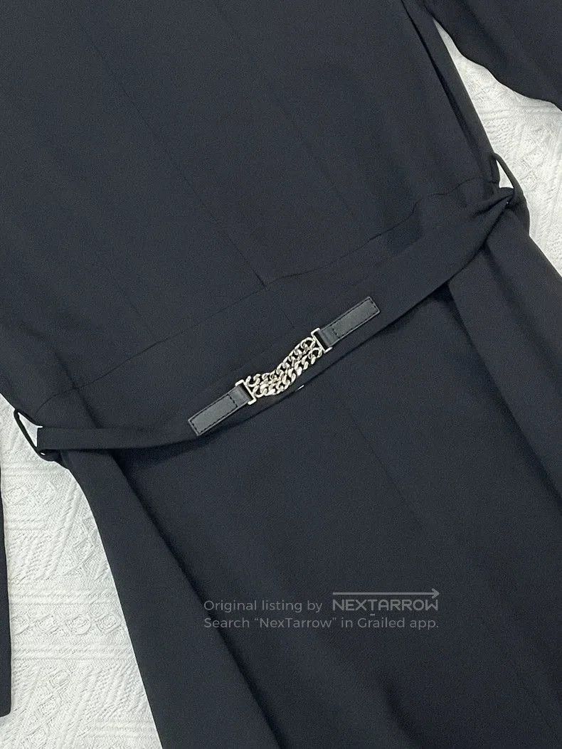 Hermes Hermes Black Belted Long Dress. Size US 38 / EU 54 - 5 Thumbnail