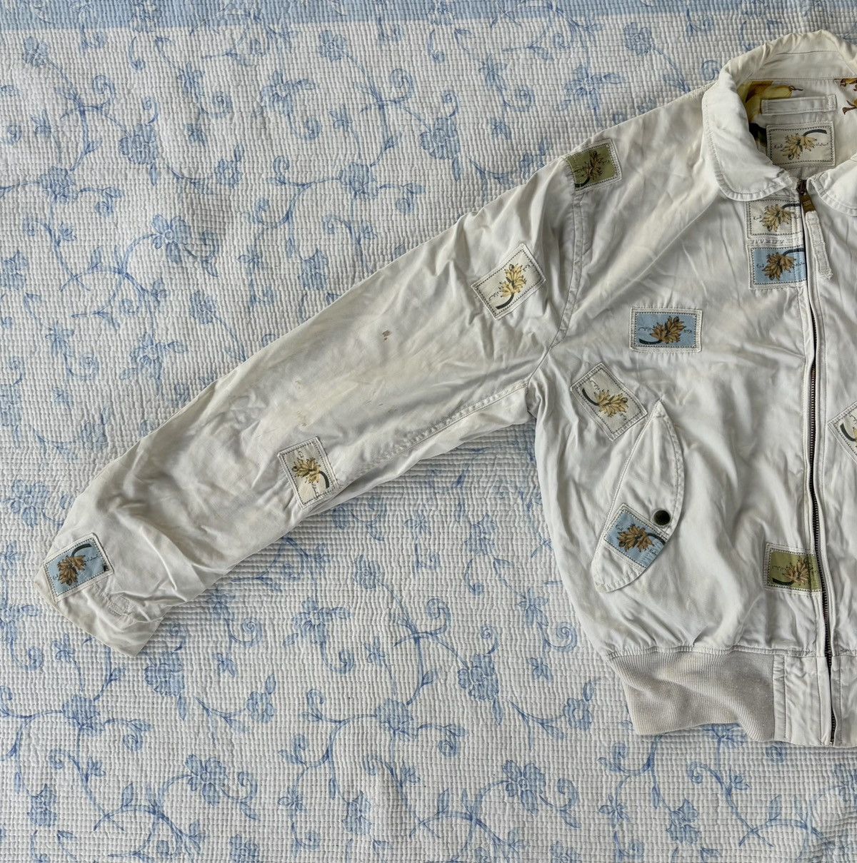 Karl Helmut Karl Helmut Bomber Flower Patch Jacket Size US L / EU 52-54 / 3 - 2 Thumbnail