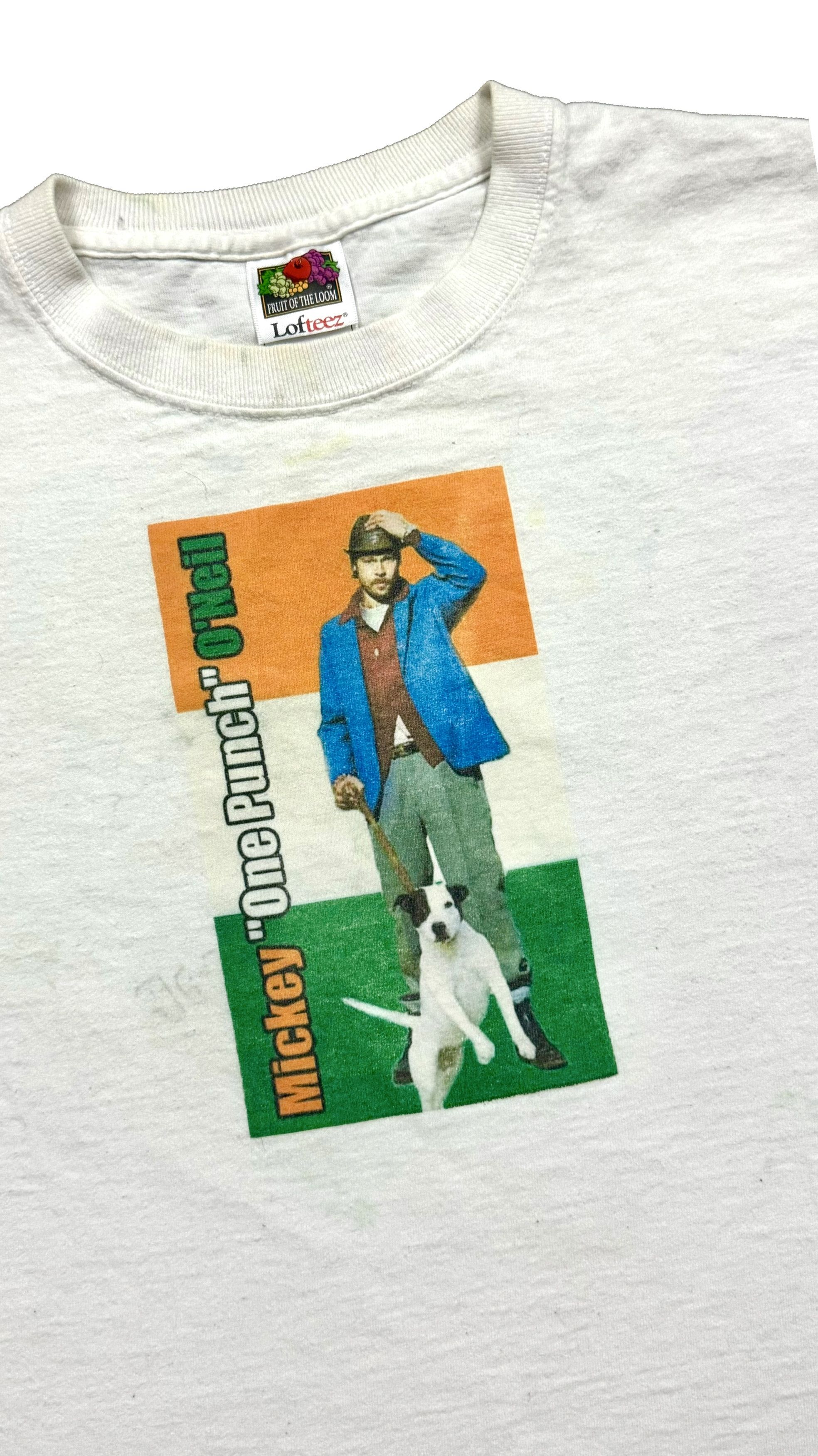 Vintage VTG 00s Snatch Mickey O'Neil Movie Promo T Shirt Irish Flag Size US L / EU 52-54 / 3 - 2 Thumbnail