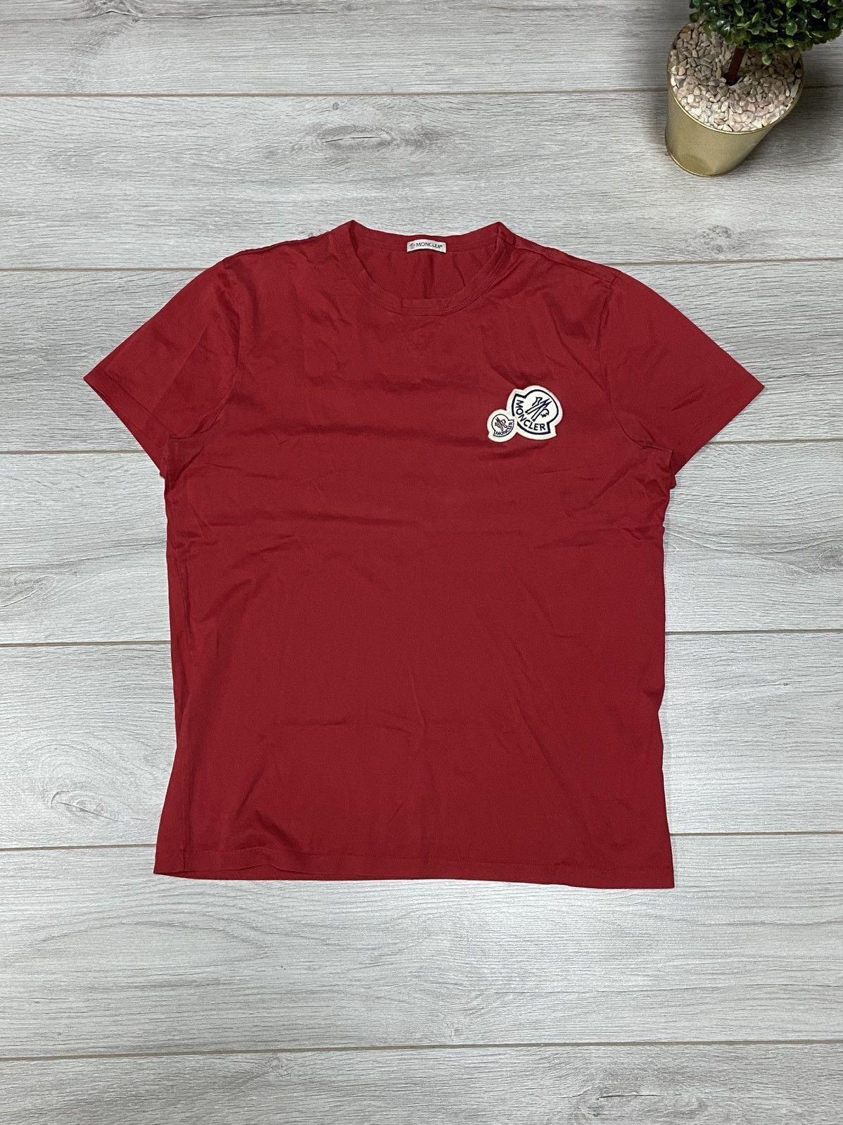 Moncler Moncler Double Logo T-shirt Size US M / EU 48-50 / 2 - 1 Thumbnail