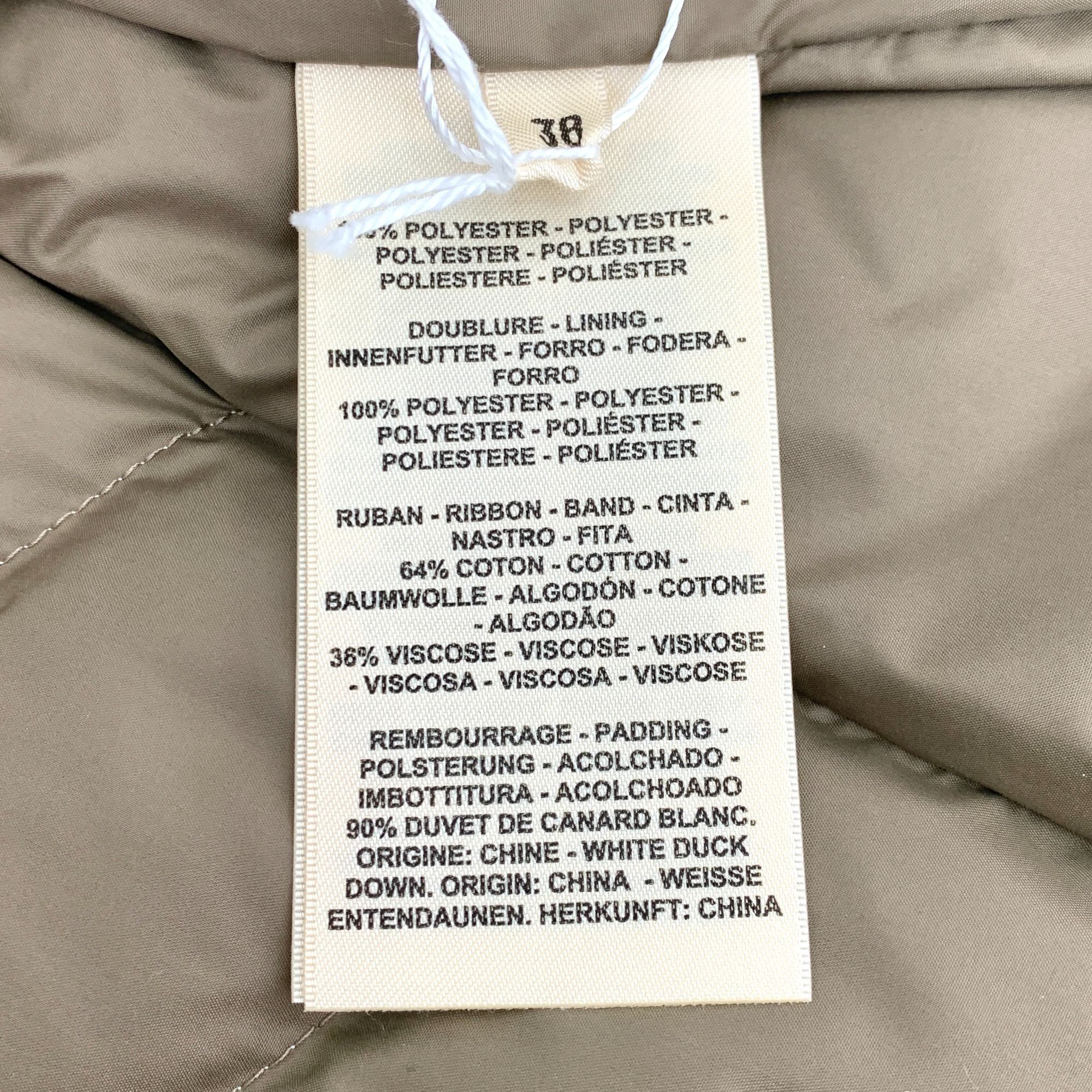Hermes Hermès Paris Womens Quilted Chain Pattern Jacket Size 38 Size XS / US 0-2 / IT 36-38 - 5 Thumbnail
