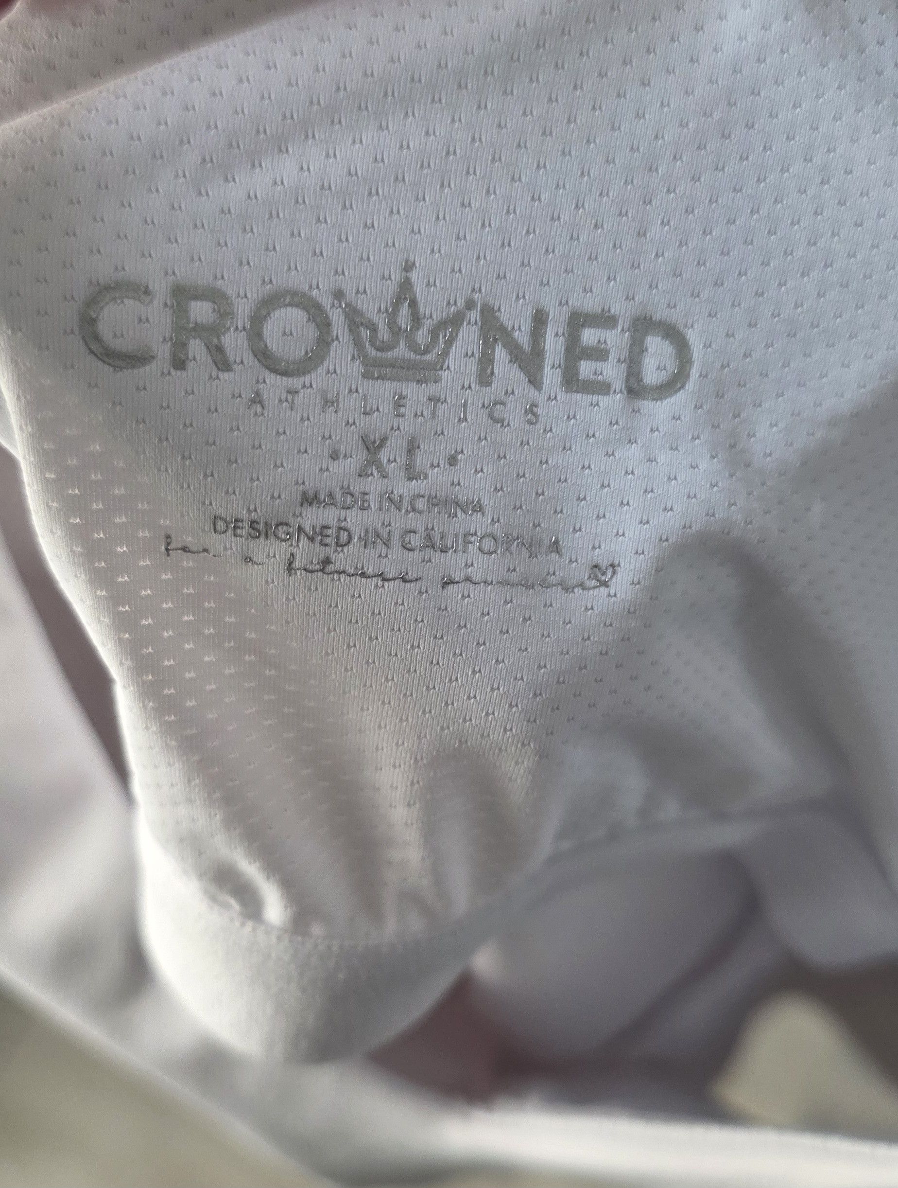 Other NWT Crowned Athletics White Essentials Crop Tank Top XL Size XL / US 12-14 / IT 48-50 - 3 Thumbnail