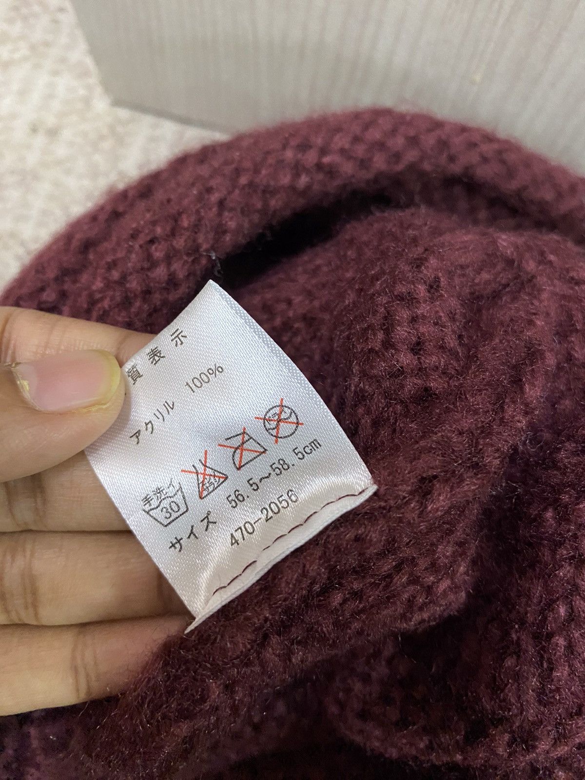 Japanese Brand × Kapital × Vintage Japanese Brand Rare Design Knit Beanie Hat Size ONE SIZE - 5 Thumbnail