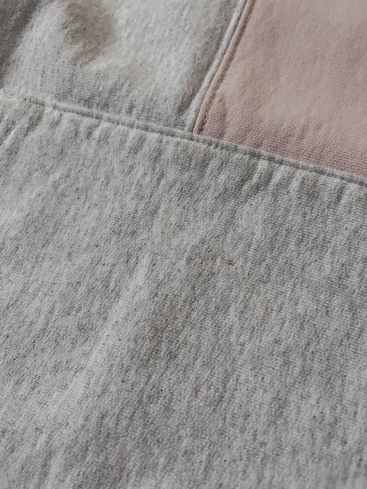 Supreme Supreme F/W 2017 Split English logo hoodie pink grey Size US M / EU 48-50 / 2 - 6 Thumbnail