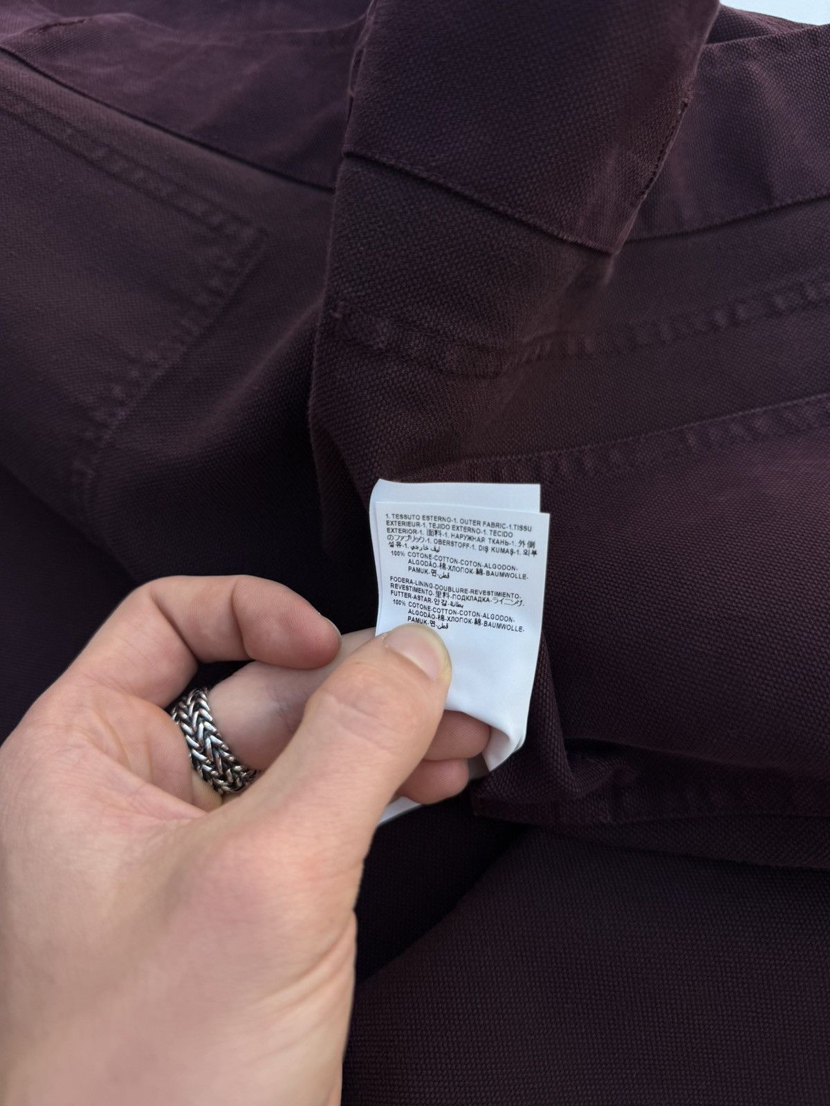 Versace Versace Overdyed Carpenter Jacket – Heavy Cotton Canvas Size US L / EU 52-54 / 3 - 7 Thumbnail