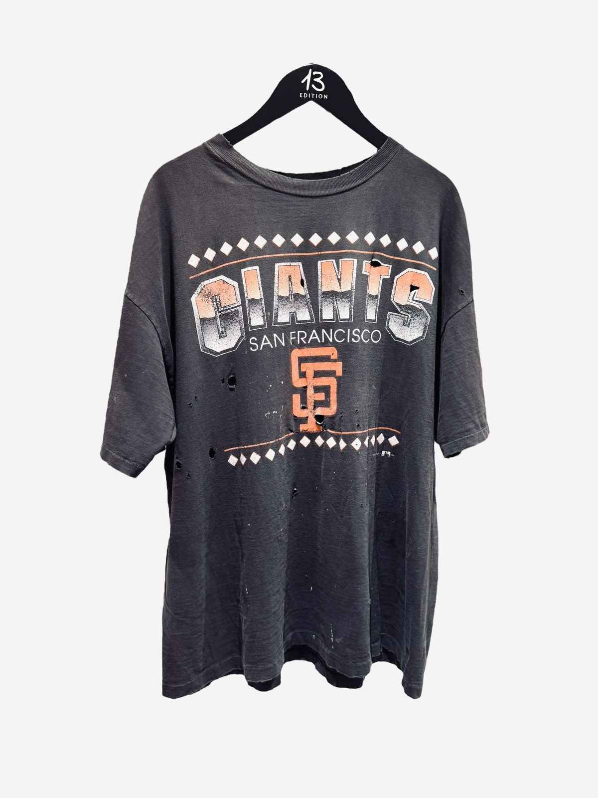 MLB Thrashed and Faded Vintage San Francisco Giants Tee Size US XXL / EU 58 / 5 - 1 Thumbnail