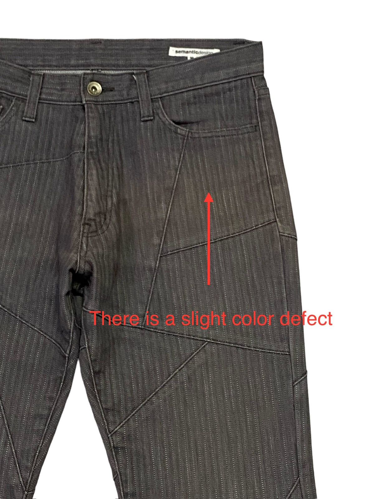 Japanese Brand × semanticdesign Semantic Design Flare Stretches Denim Pants Size US 30 / EU 46 - 17 Thumbnail