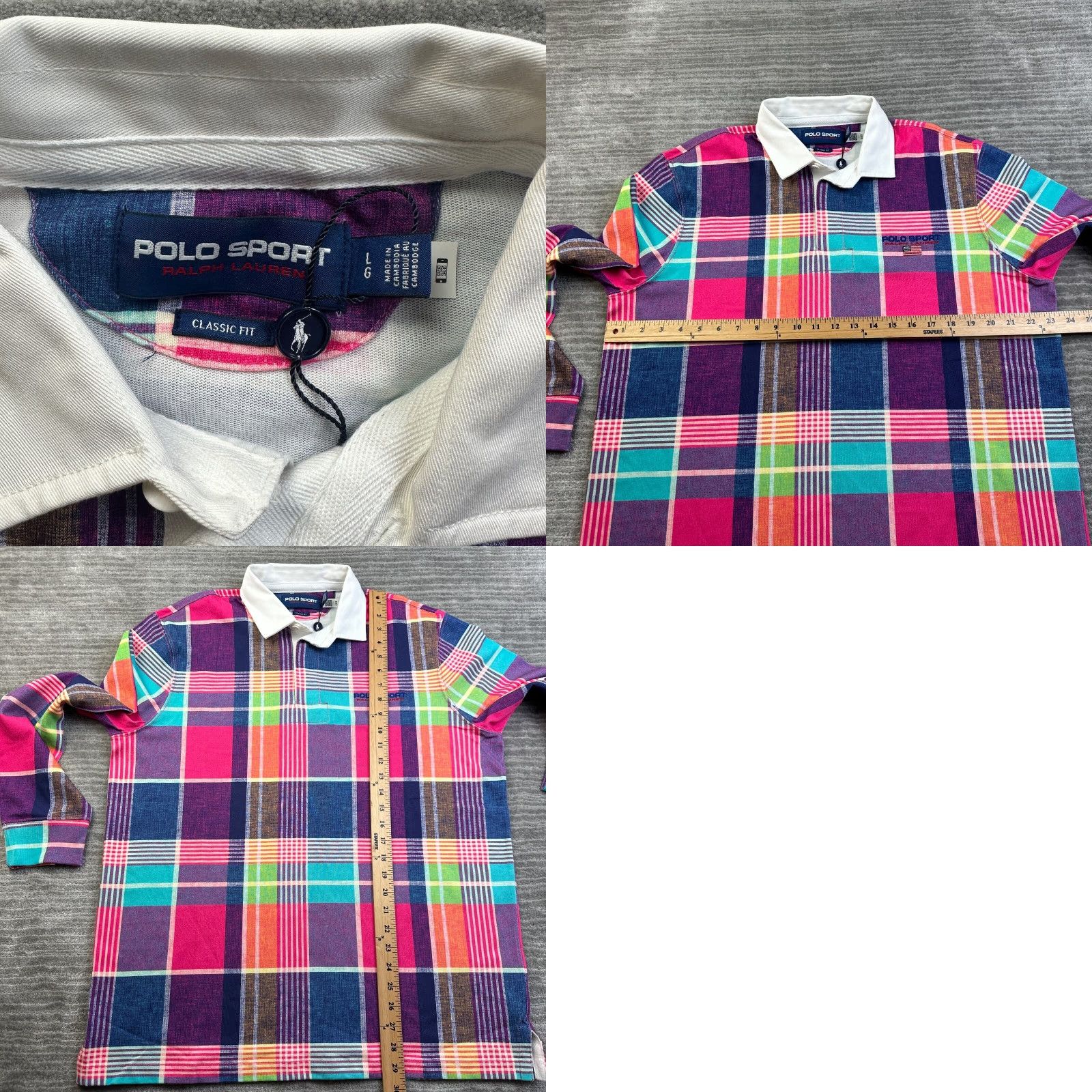 Ralph Lauren Ralph Lauren Shirt Polo Sport Rugby Large Mens Multicolor Size US L / EU 52-54 / 3 - 8 Thumbnail