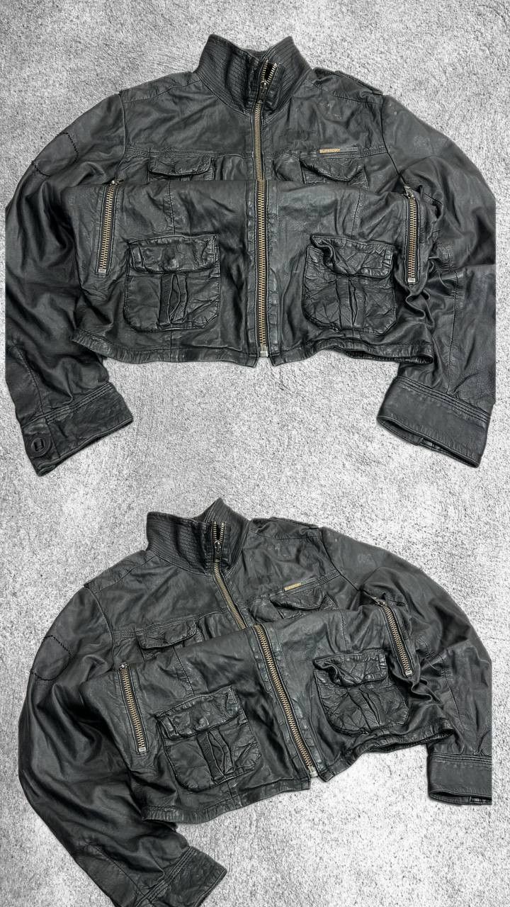Vintage VTG Yohji Yamamoto Style REAL LEATHER JACKET 90s Size US L / EU 52-54 / 3 - 1 Thumbnail