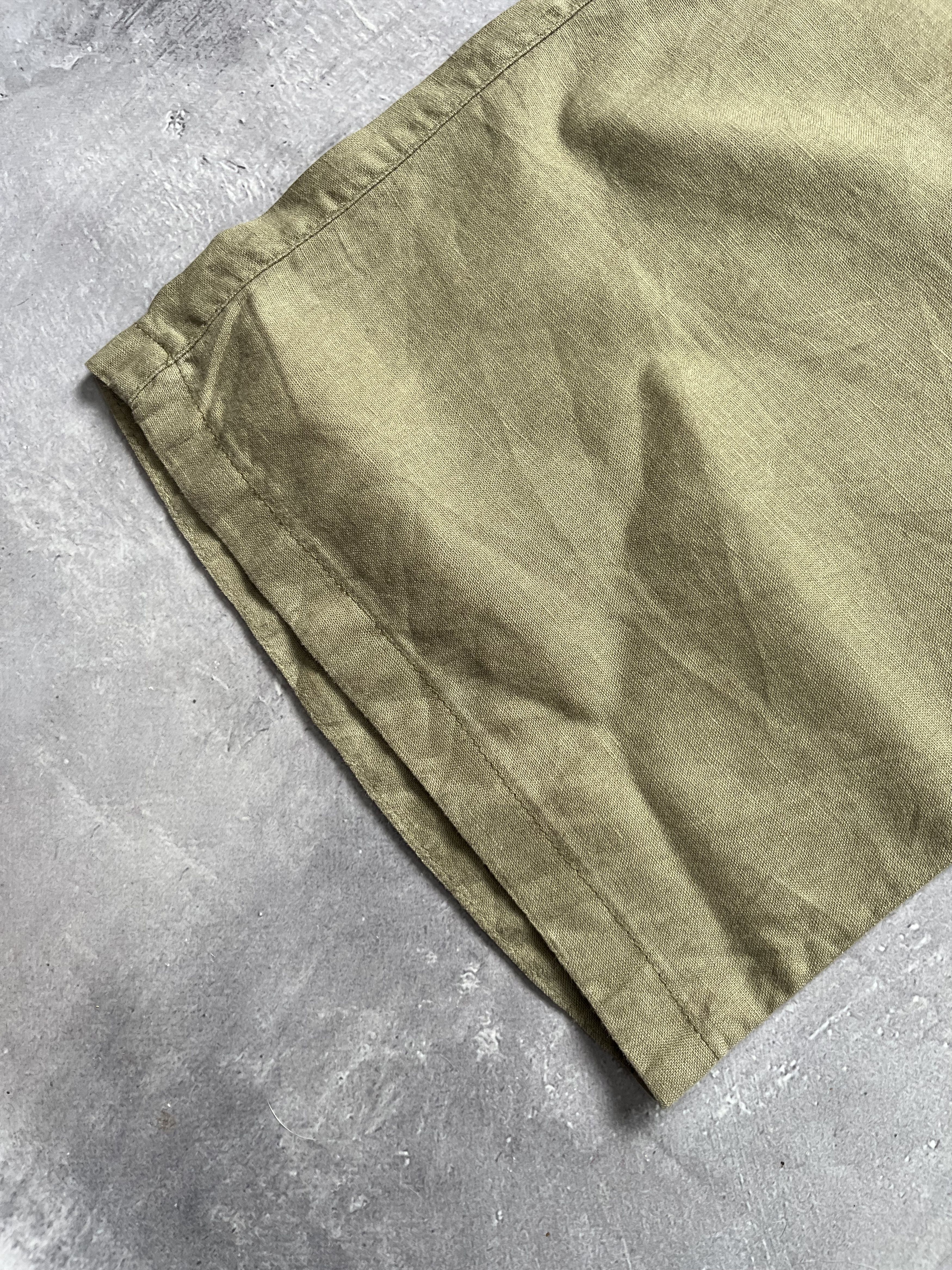 Giorgio Armani Armani Jeans Vintage Linen Lino Blend Wide Leg Pants Flare Size US 28 / EU 44 - 3 Thumbnail