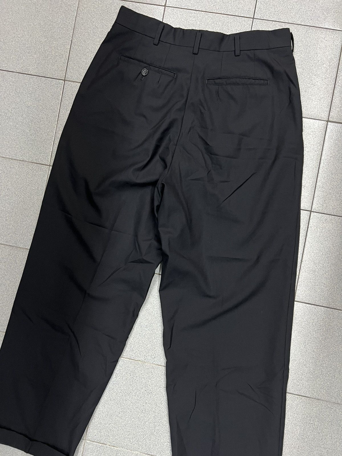 Comme des Garcons VINTAGE CDG HOMME DEUX AD1994 WIDELEG TROUSERS Size US 30 / EU 46 - 9 Thumbnail